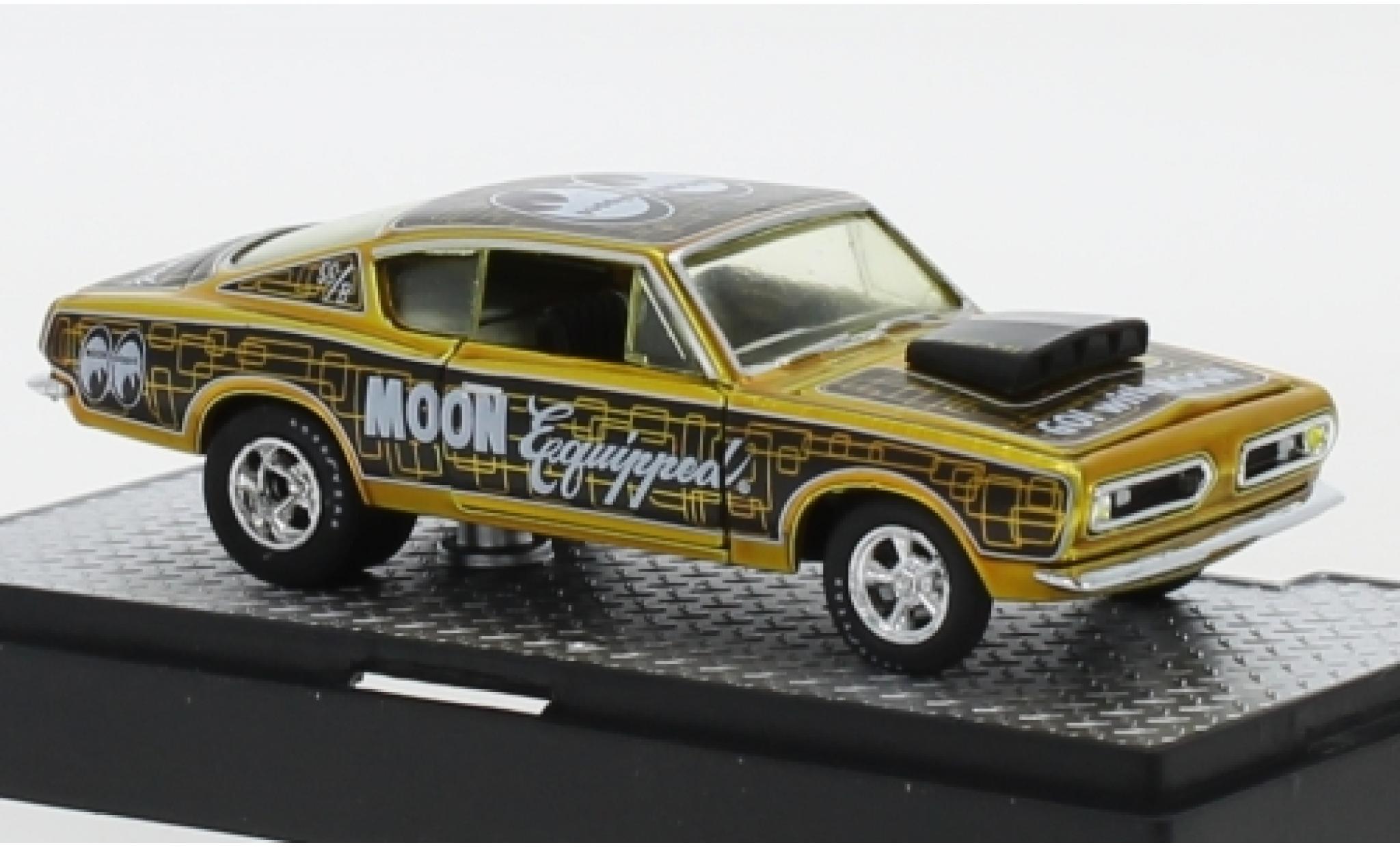 Plymouth Barracuda 1/64 M2 Machines HEMI Super Stock Tuning Mooneyes - Moon Equipped 1968 diecast model cars