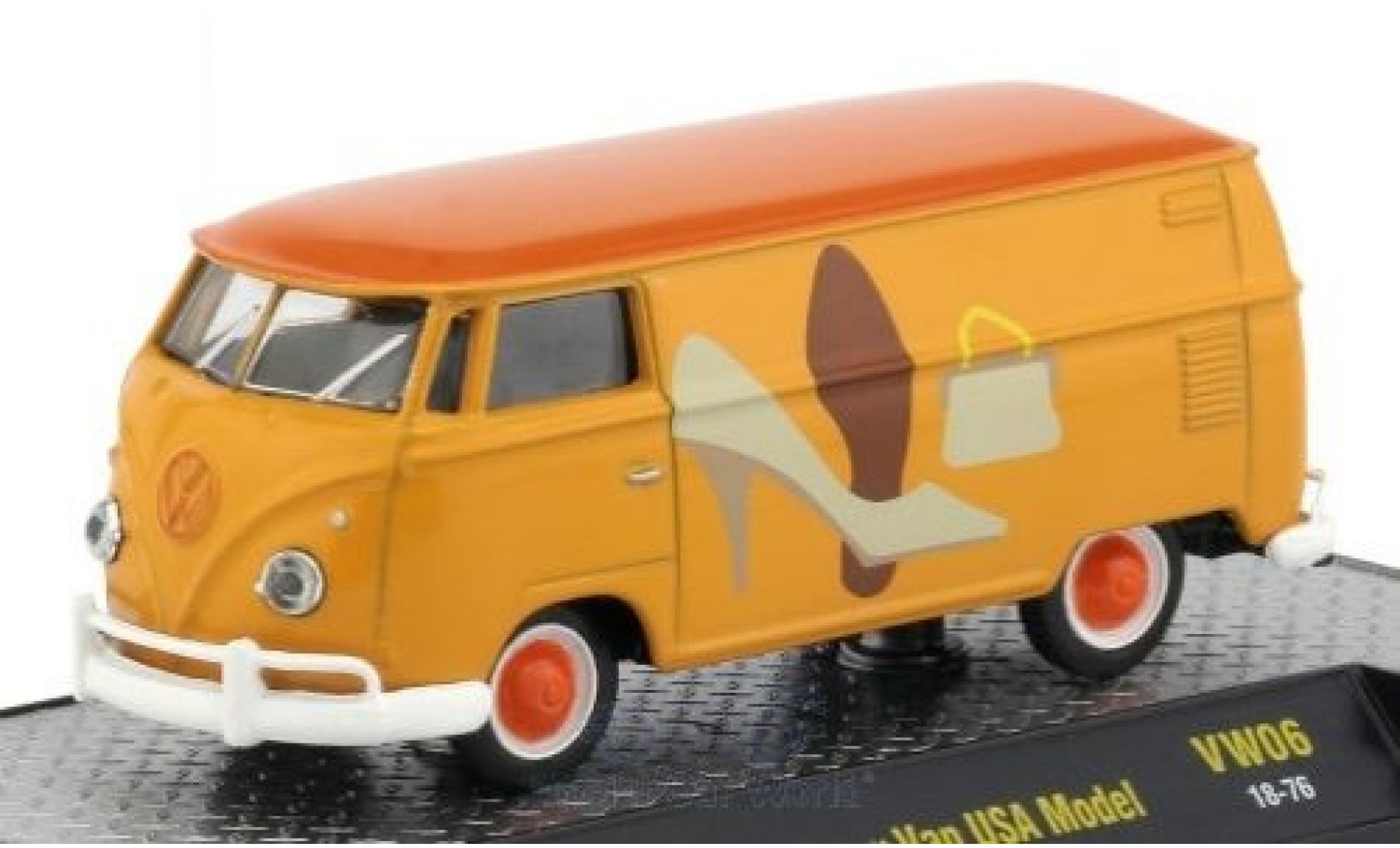 Volkswagen T1 B 1/64 M2 Machines Van yellow/Dekor 1960 USA-Version diecast model cars