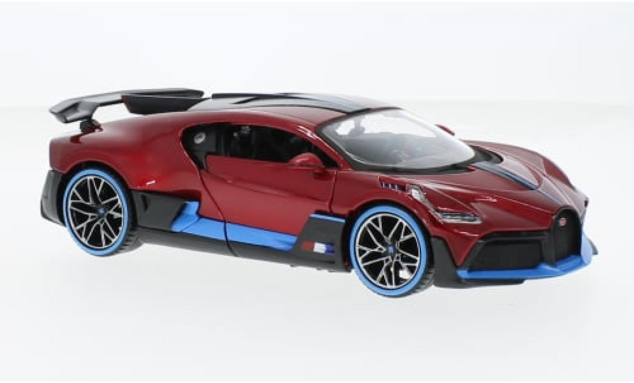 Bugatti Divo 1/24 Maisto metallise red/blue 2024 1:24 diecast model cars