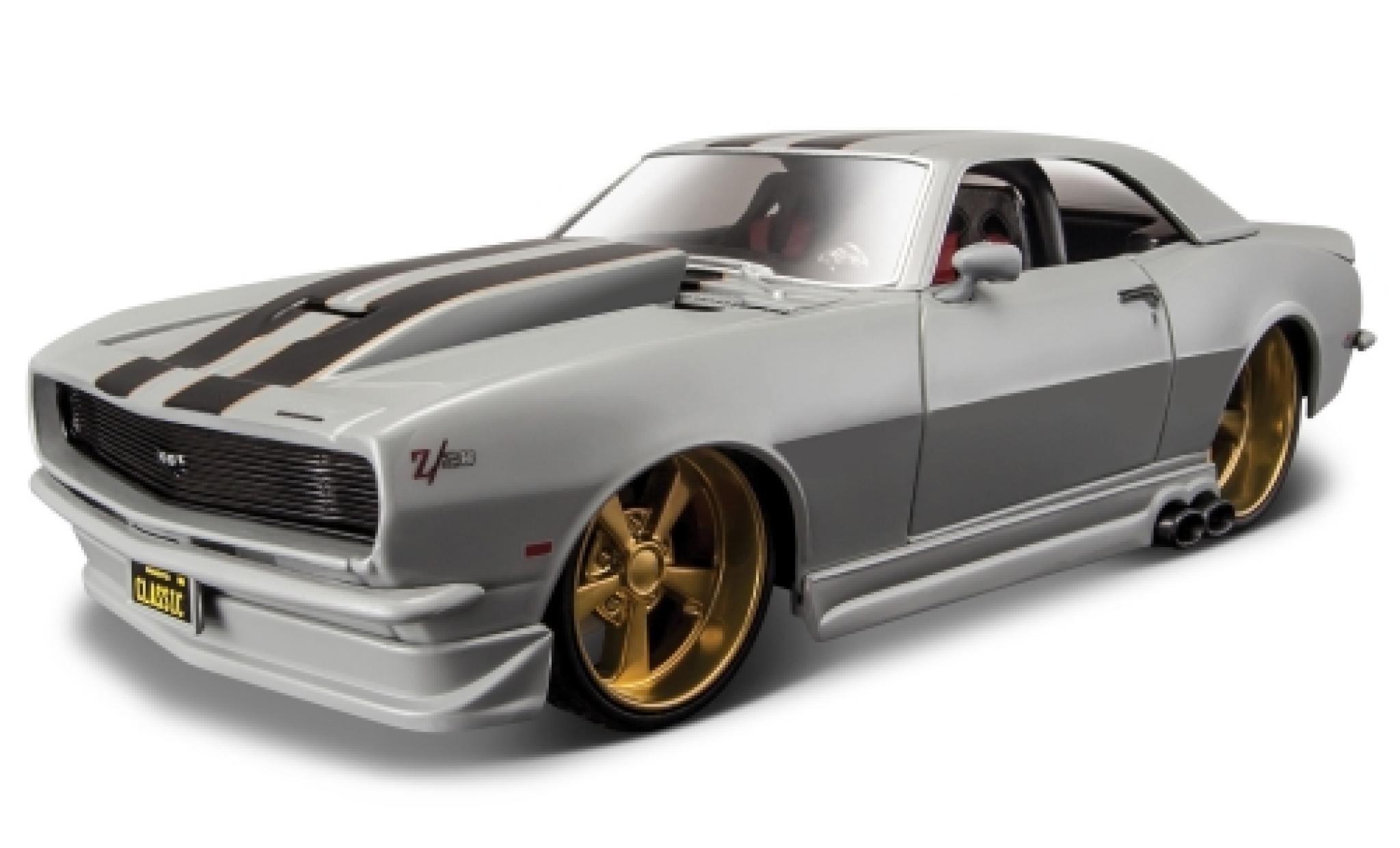 Chevrolet Camaro 1/24 Maisto Z/28 grey/black 1968 diecast model cars