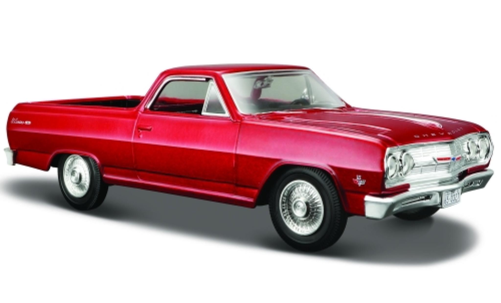 Chevrolet El Camino 1/24 Maisto metallic red 1965 1:25 diecast model cars