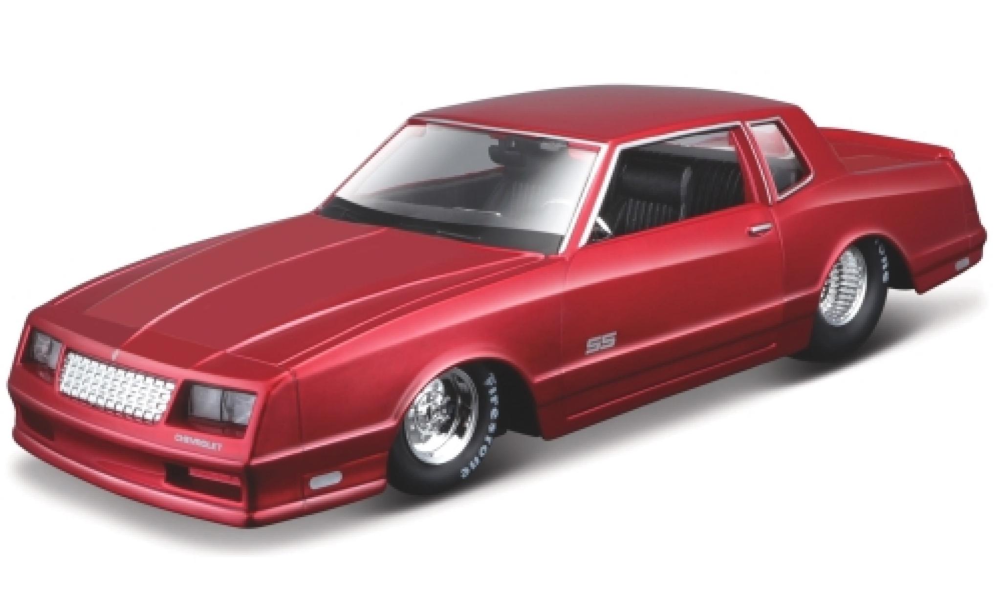 Chevrolet Monte Carlo 1/24 Maisto SS metallic red 1986 diecast model cars