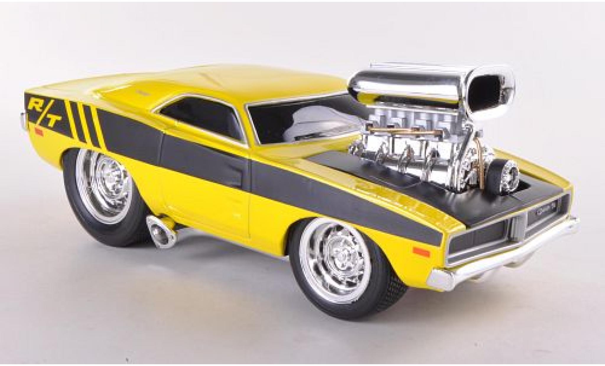 Dodge Charger 1/24 Maisto R/T yellow/black 1969 diecast model cars