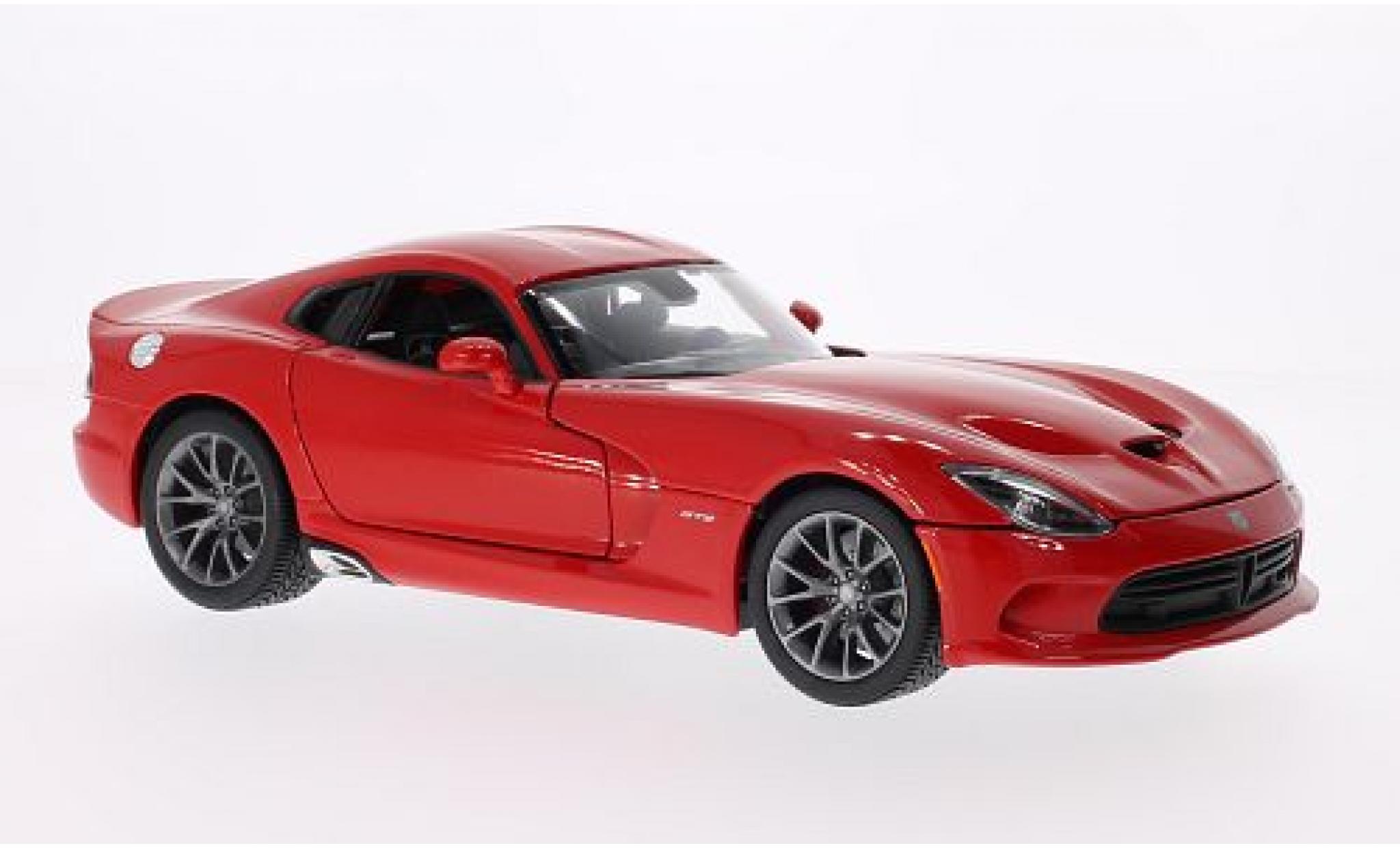 Dodge Viper 1/18 Maisto SRT GTS red 2013 diecast model cars