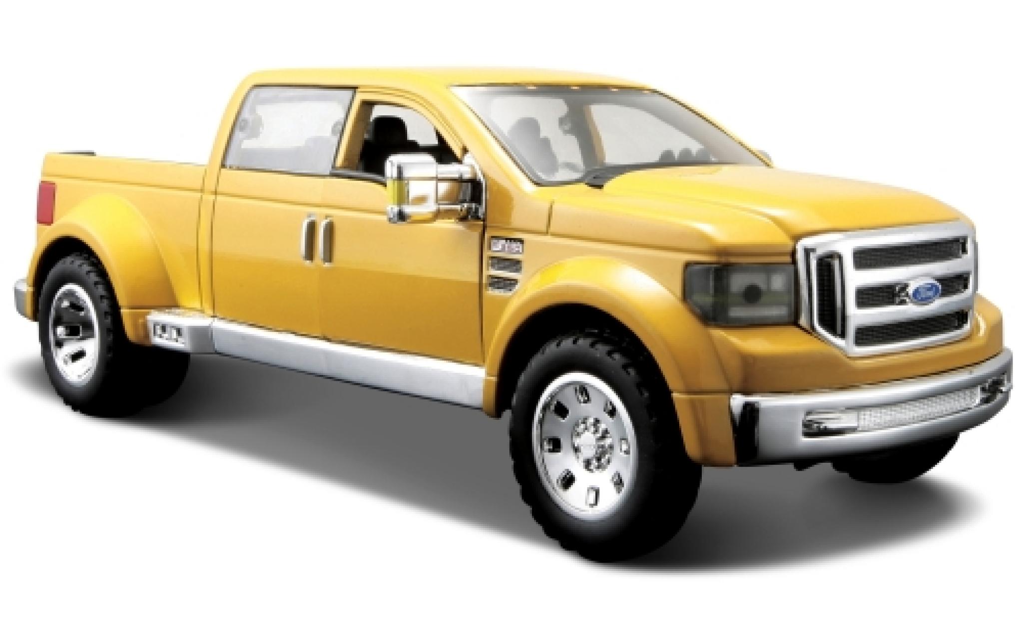 Ford F-350 1/24 Maisto Mighty Super Duty yellow 1:31 diecast model cars