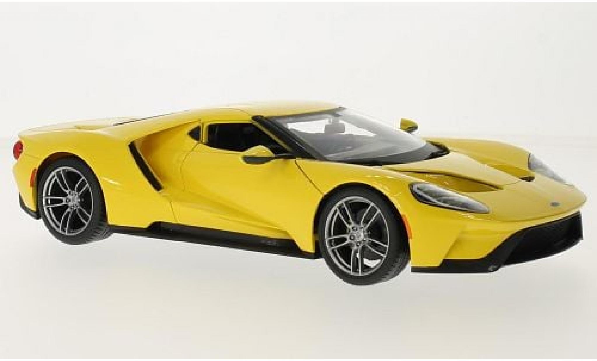Ford GT 1/18 Maisto yellow 2017 1:18 diecast model cars