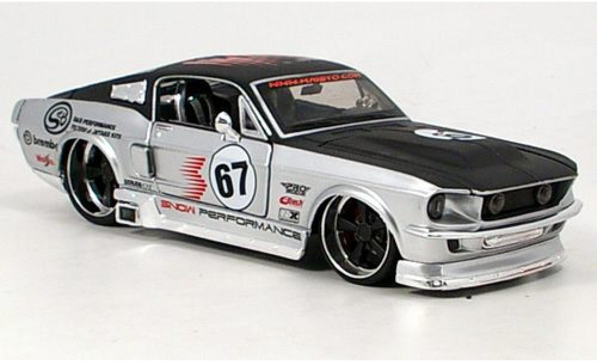 Ford Mustang 1/24 Maisto GT grey/black 1967 sans Vitrine diecast model cars