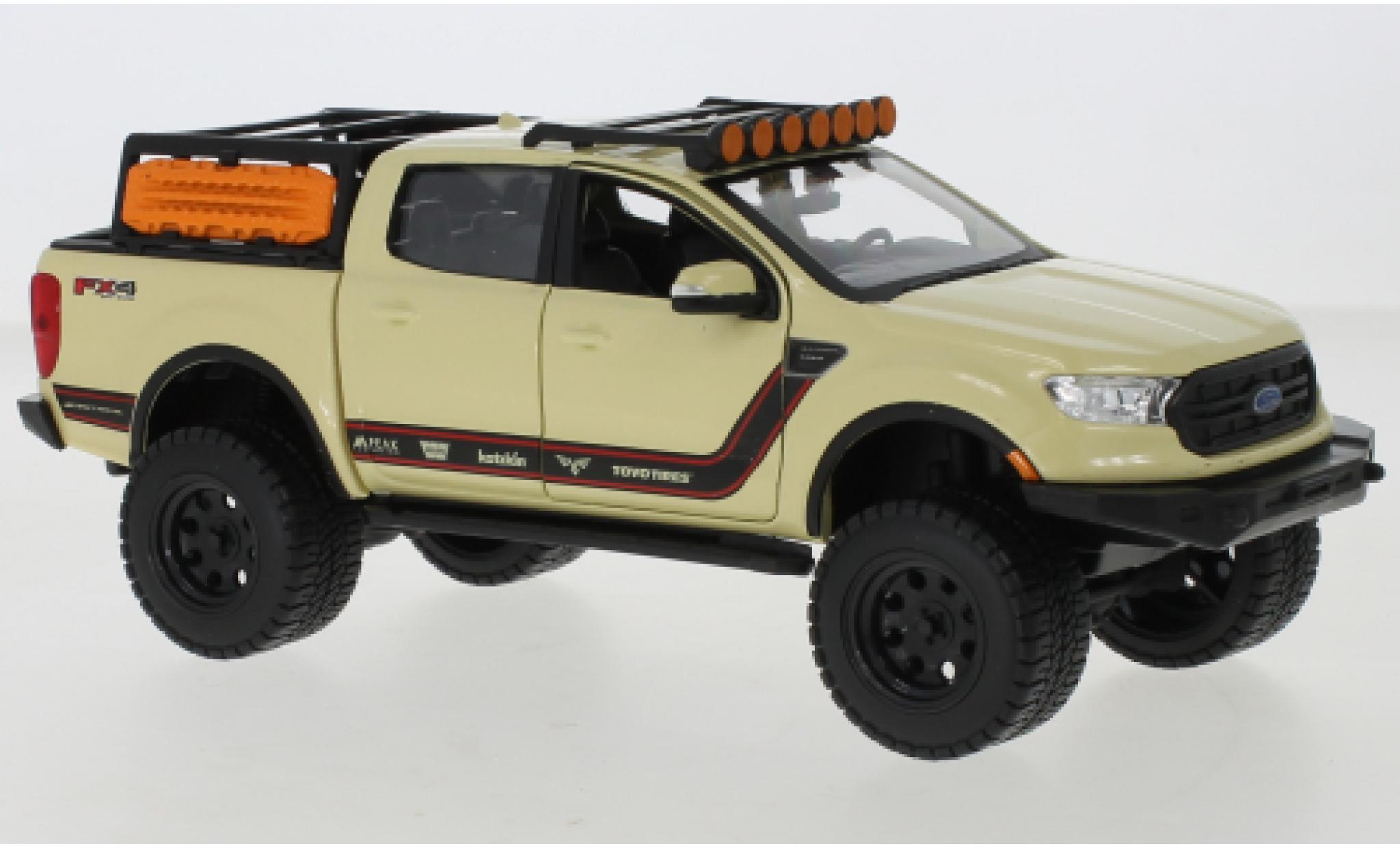 Ford Ranger 1/24 Maisto FX4 Off Road beige/Dekor 2019 diecast model cars