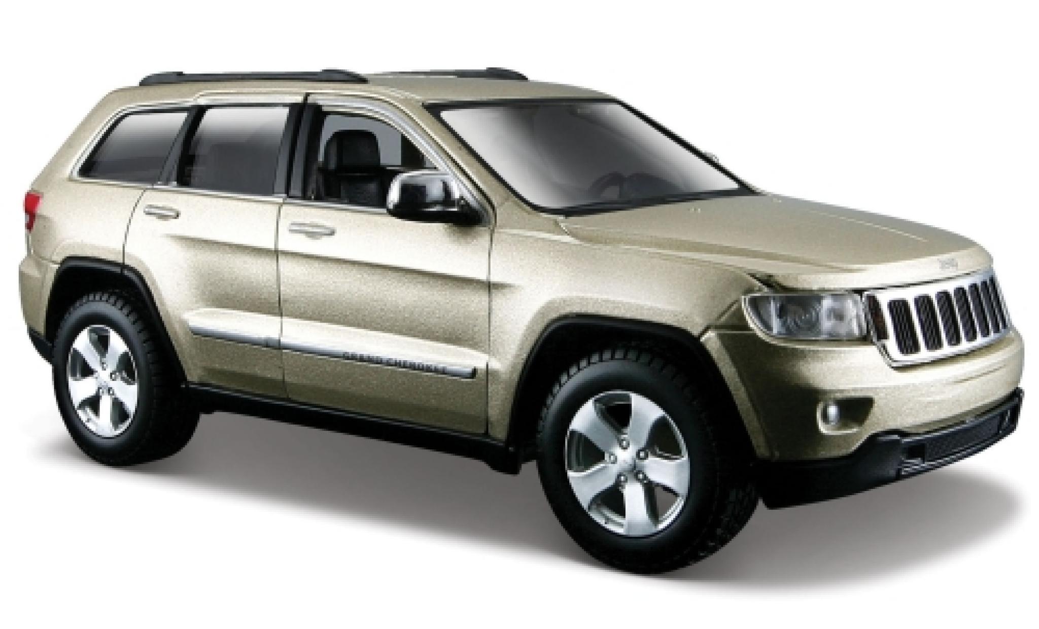 Jeep Grand Cherokee 1/24 Maisto Laredo metallic beige diecast model cars