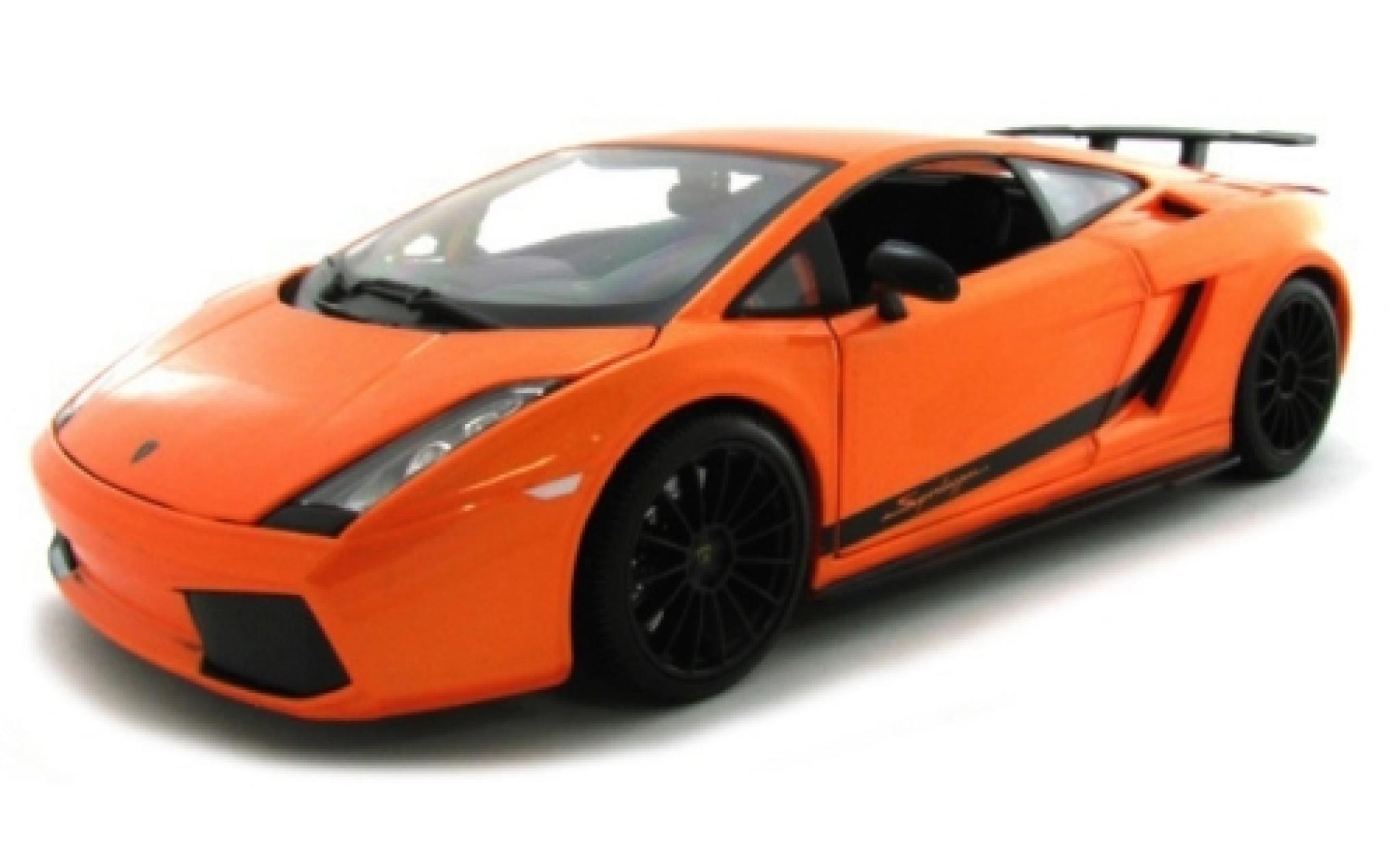 Lamborghini Gallardo 1/18 Maisto Superlegerra metallic orange 2007 diecast model cars