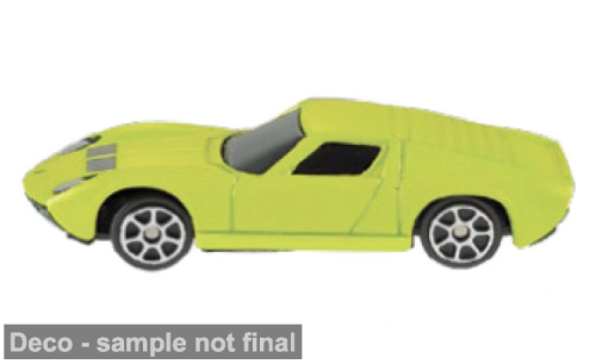 Lamborghini Miura 1/64 Maisto green 1966 1:64 diecast model cars