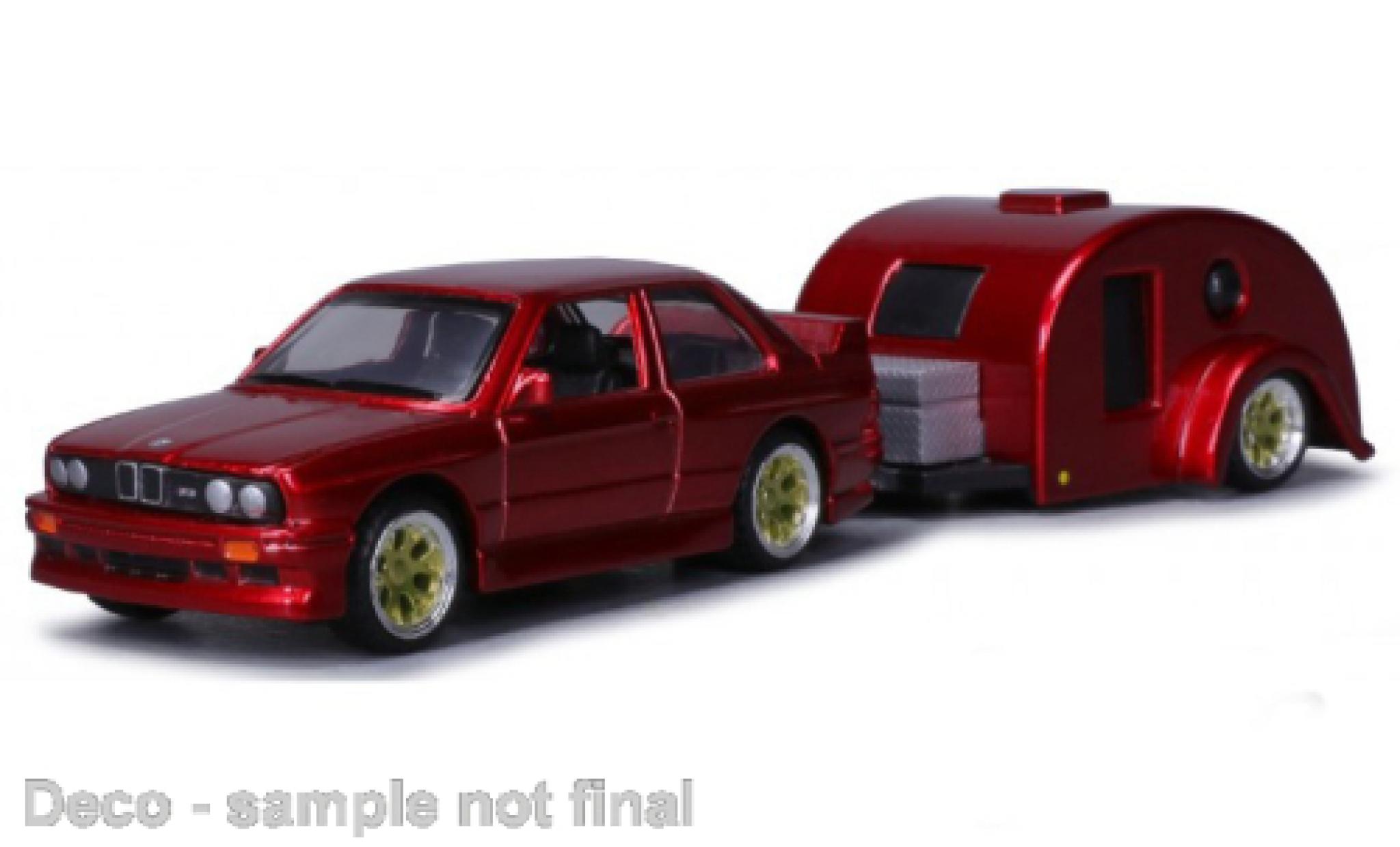 Bmw M3 1/64 Maisto (E30) metallise red 1988 diecast model cars
