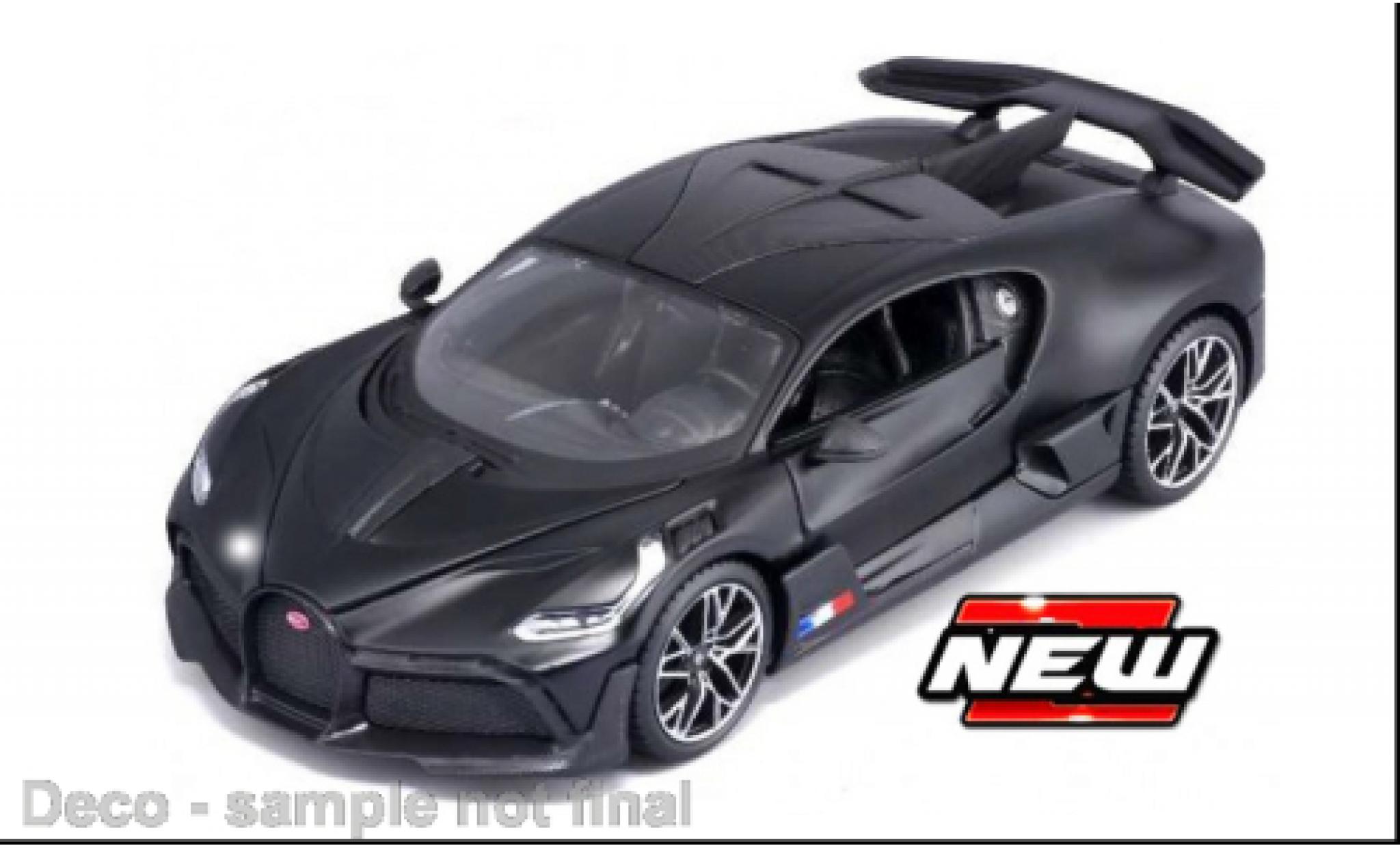 Bugatti Divo 1/24 Maisto matt-black diecast model cars