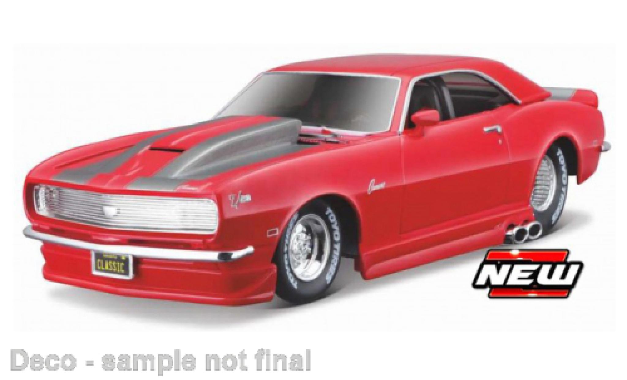 Chevrolet Camaro 1/24 Maisto Z28 red/grey Harley-Davidson 1968 diecast model cars