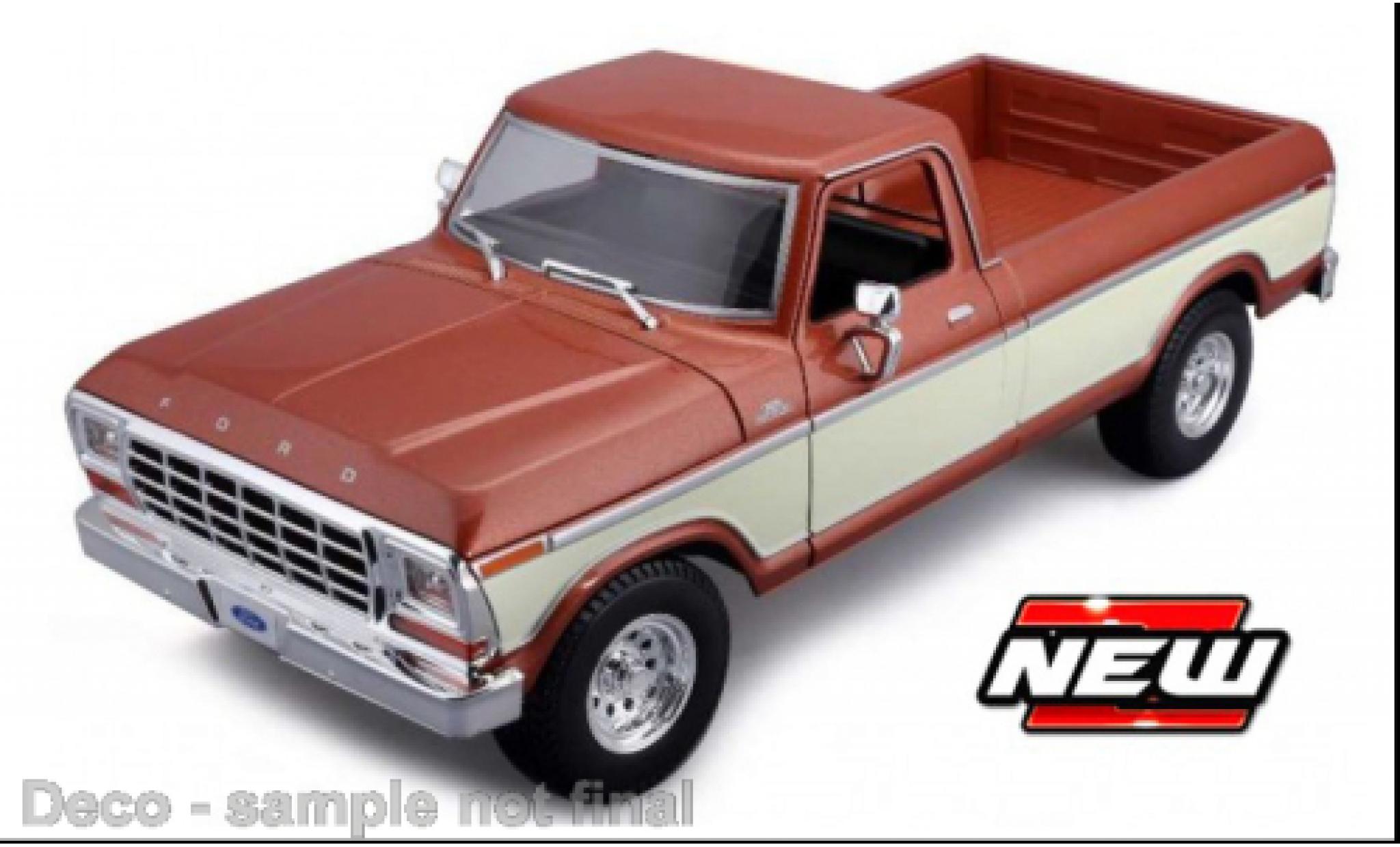 Ford F-1 1/18 Maisto 50 bronze/beige 1979 diecast model cars