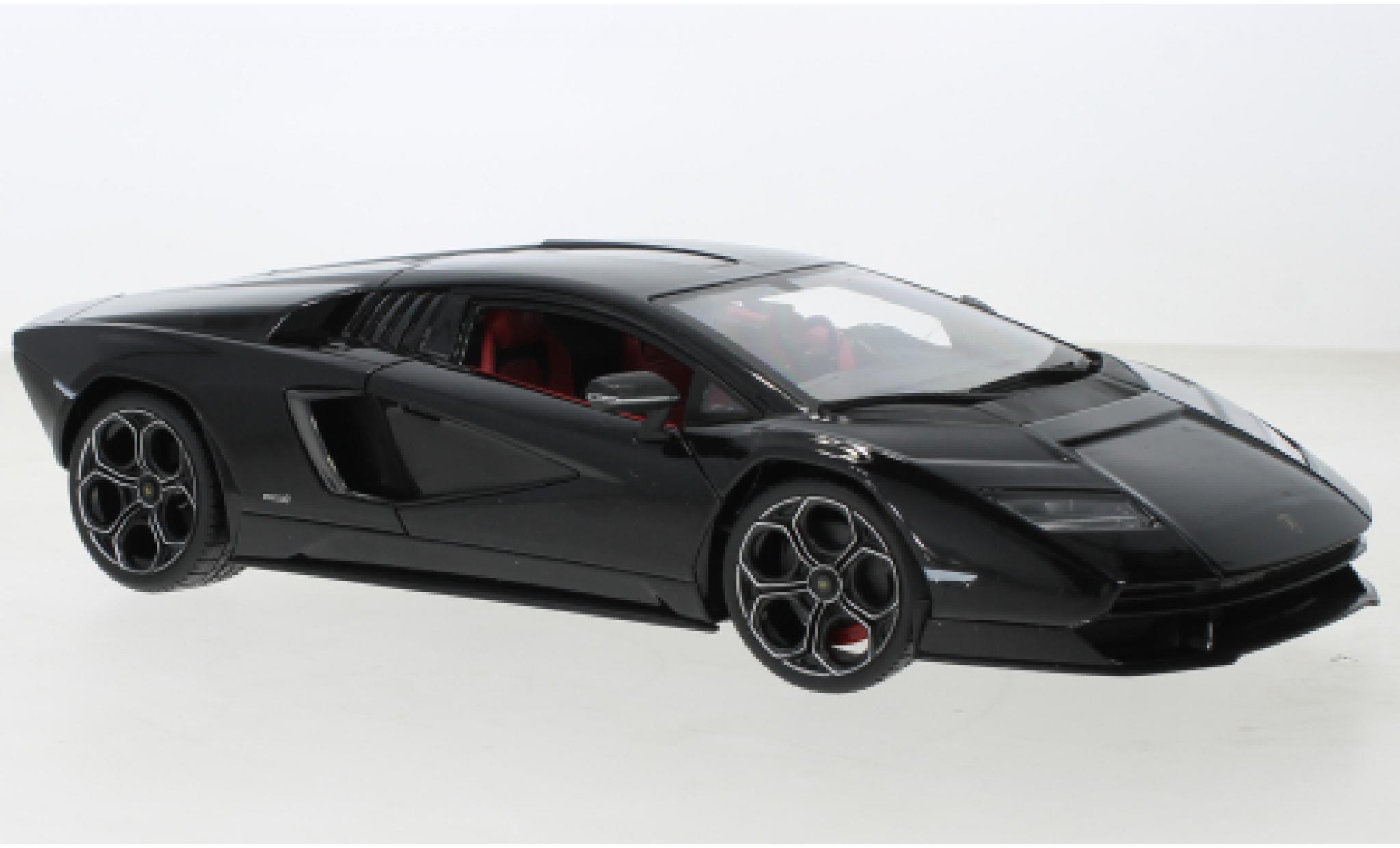 Lamborghini Countach 1/18 Maisto LPI 800-4 black 2021 diecast model cars
