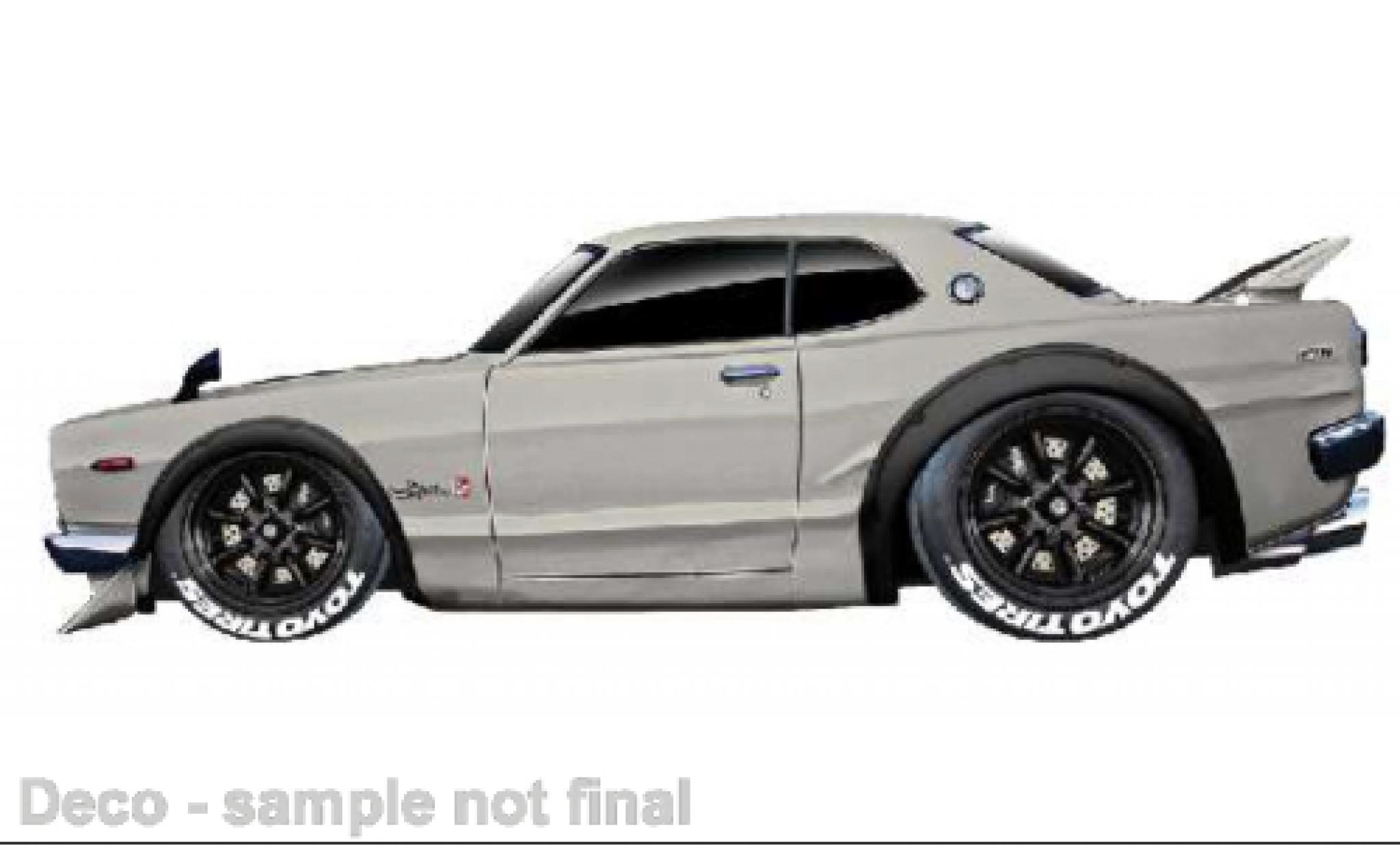 Nissan Skyline 1/64 Maisto 2000 GT-R (KPGC110) white 1971 diecast model cars
