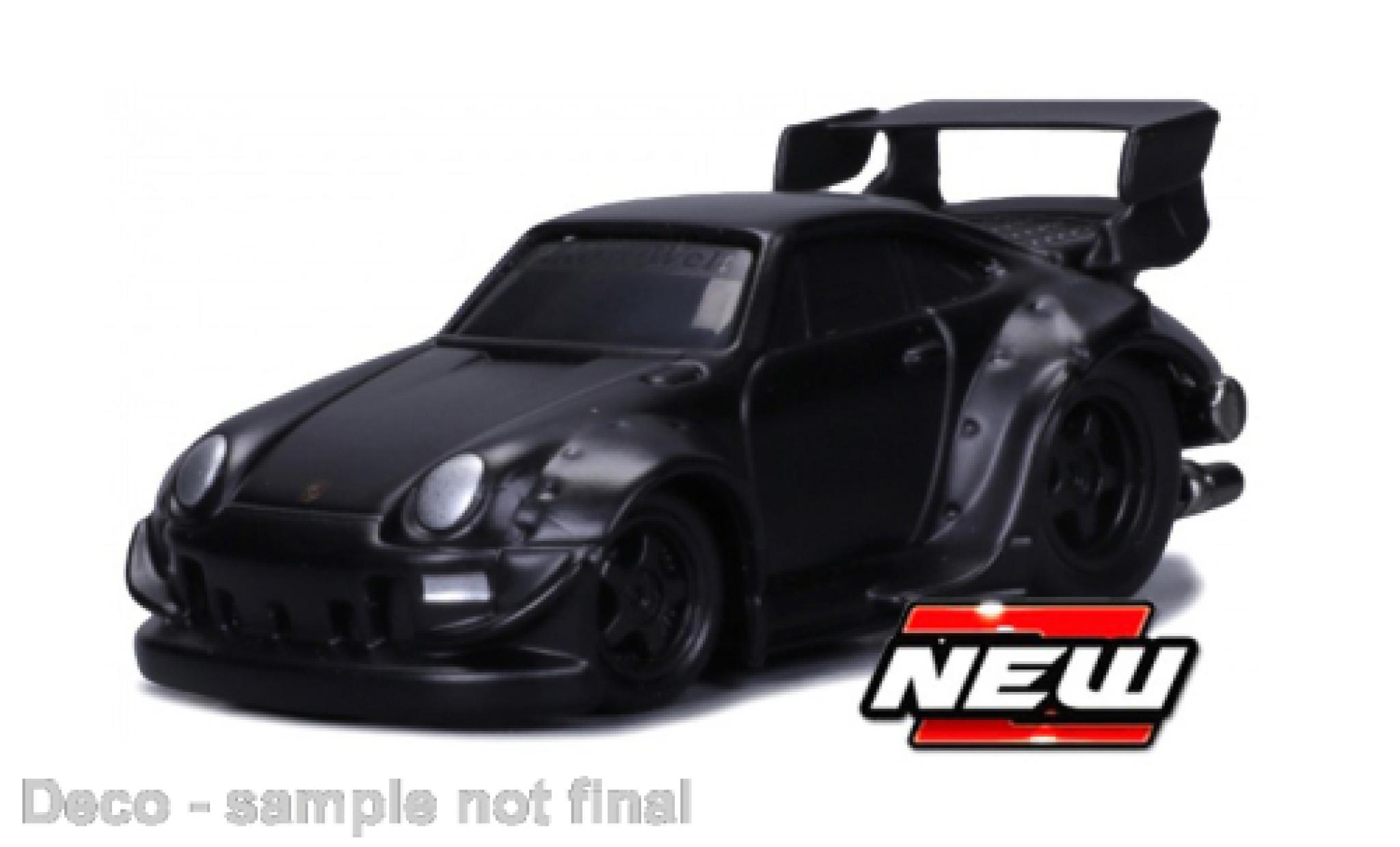 Porsche 993 RWB 1/64 Maisto 911  matte noir 2022 diecast model cars