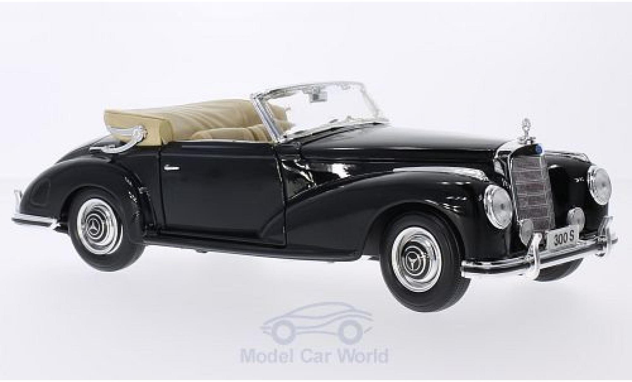 Mercedes 300 S 1/18 Maisto S black 1955 diecast model cars