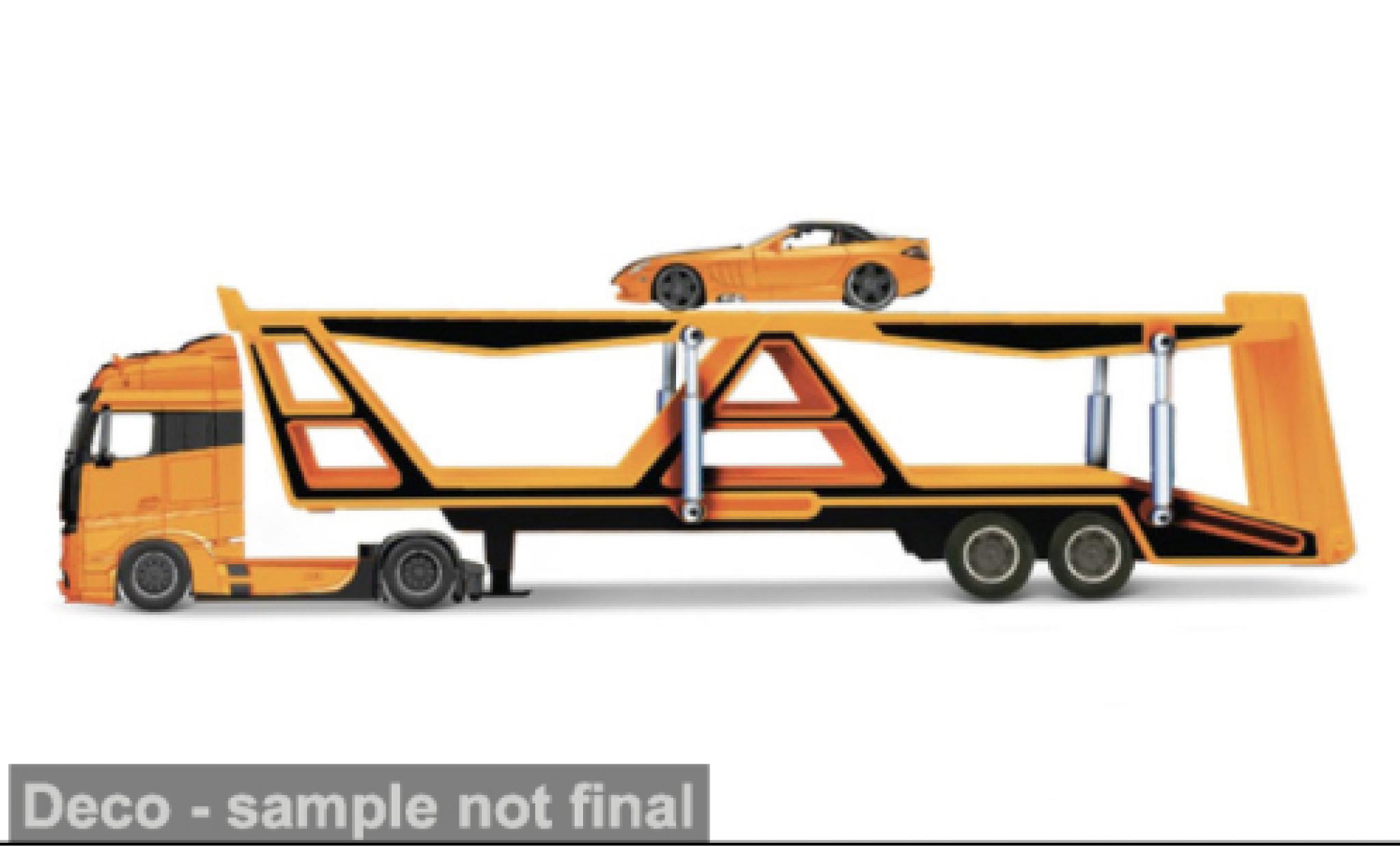 Mercedes Actros 1/64 Maisto 1851 yellow 1:64 diecast model cars