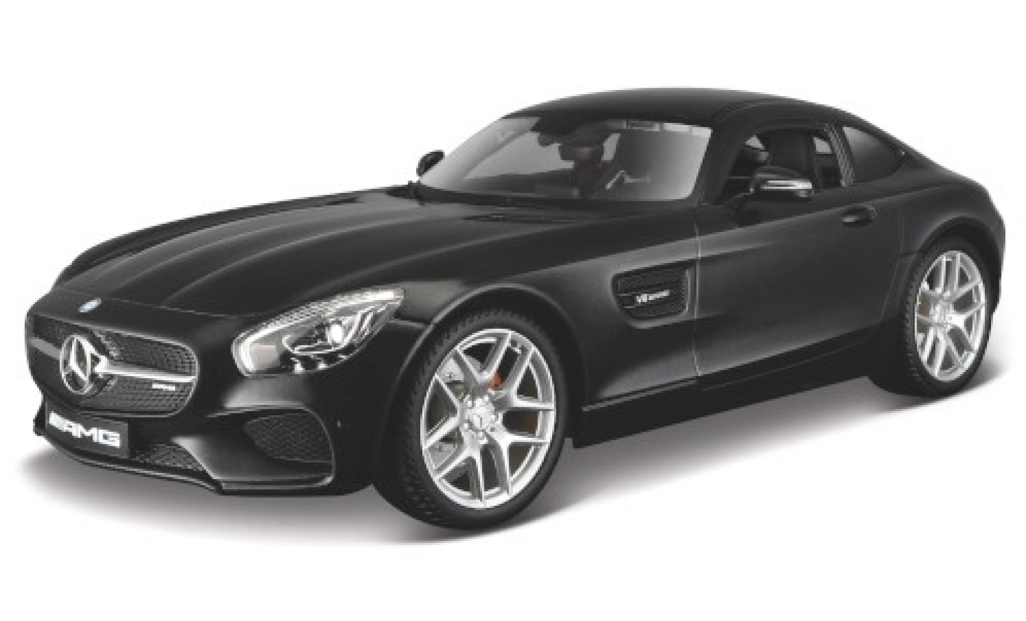 Mercedes AMG GT 1/18 Maisto (C190) metallic black diecast model cars