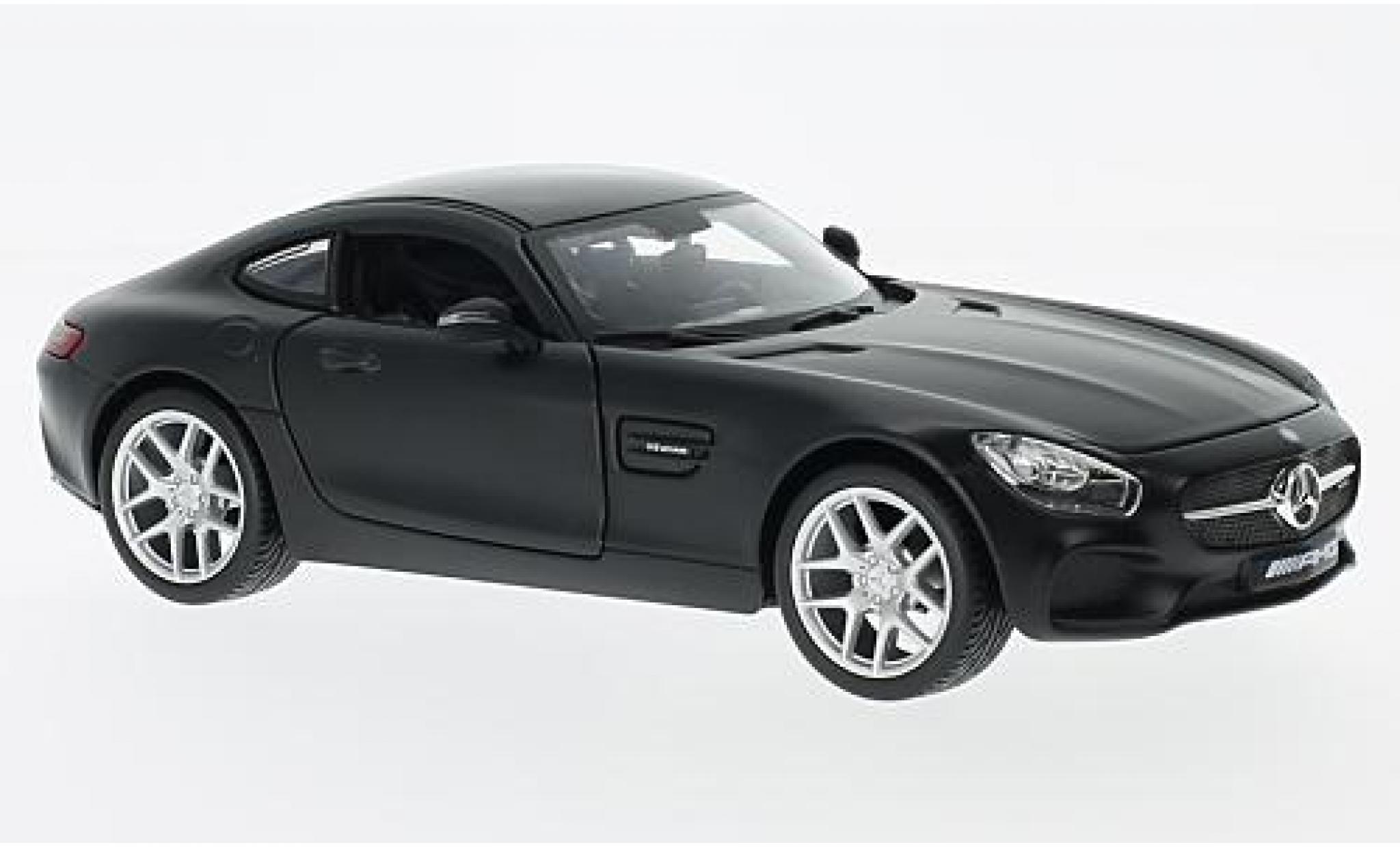 Mercedes AMG GT 1/24 Maisto matt-black diecast model cars