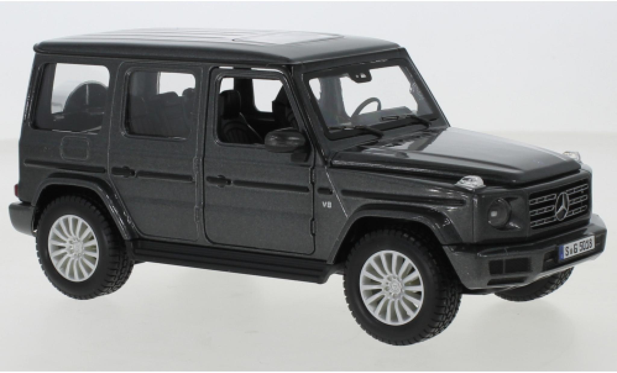 Mercedes Classe G 1/24 Maisto AMG metallic grey 2019 diecast model cars