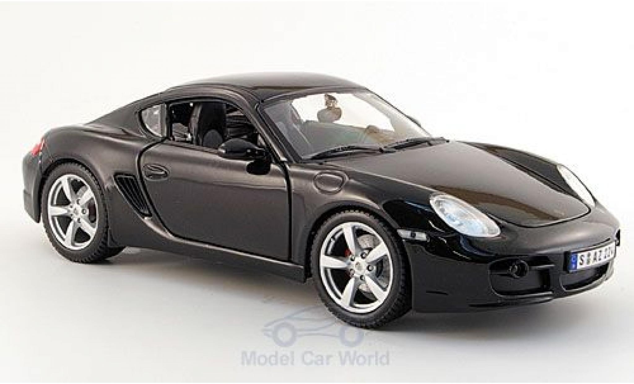 Porsche Cayman S 1/18 Maisto S black diecast model cars