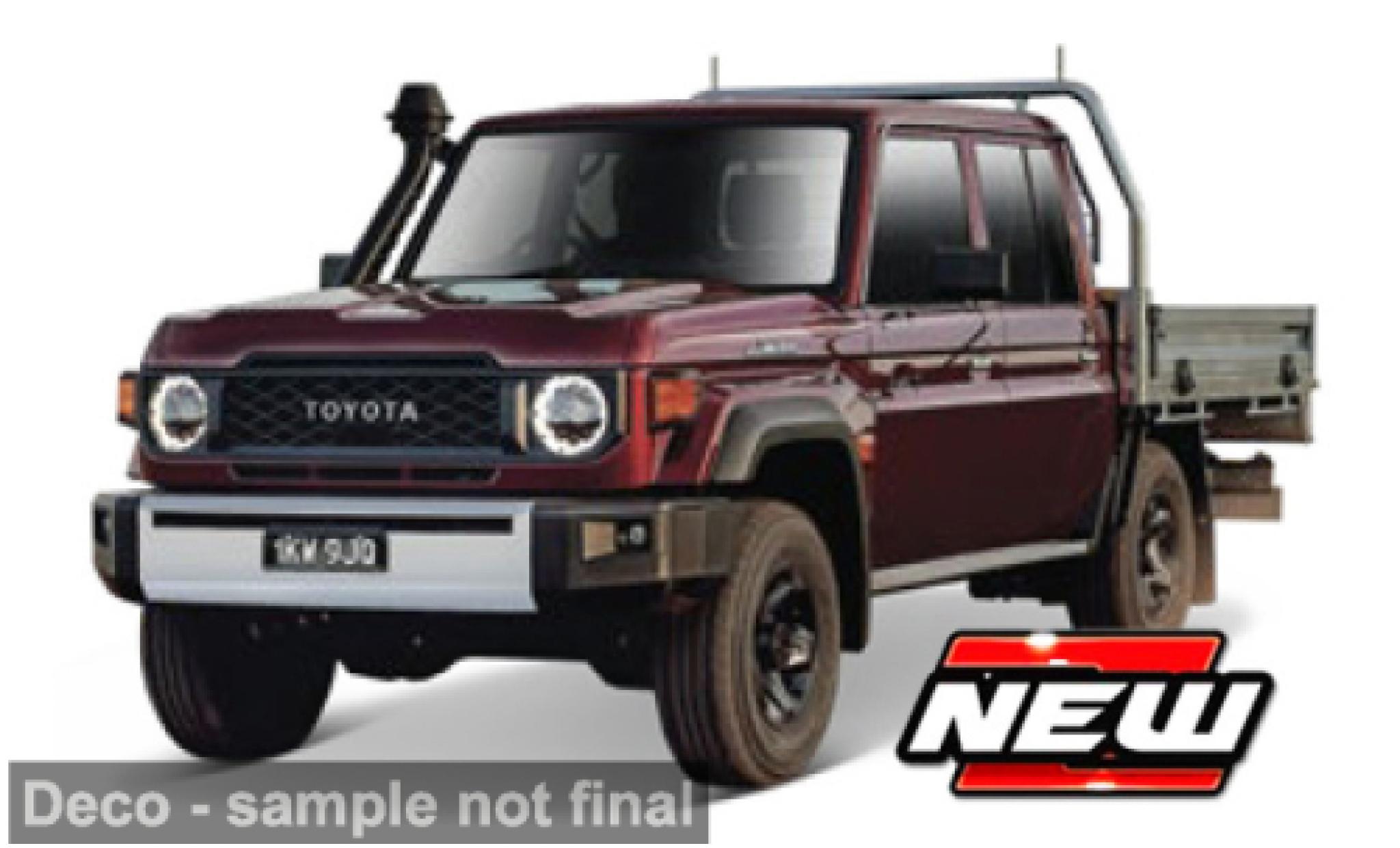 Toyota Land Cruiser 1/43 Maisto 70 red 1:43 diecast model cars