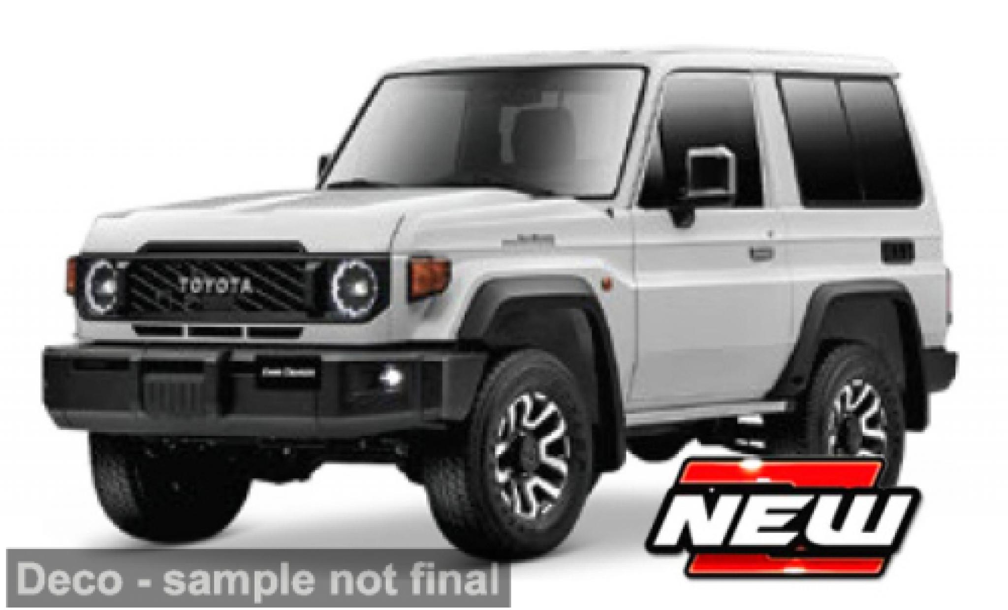 Toyota Land Cruiser 1/43 Maisto 70 white 1:43 diecast model cars