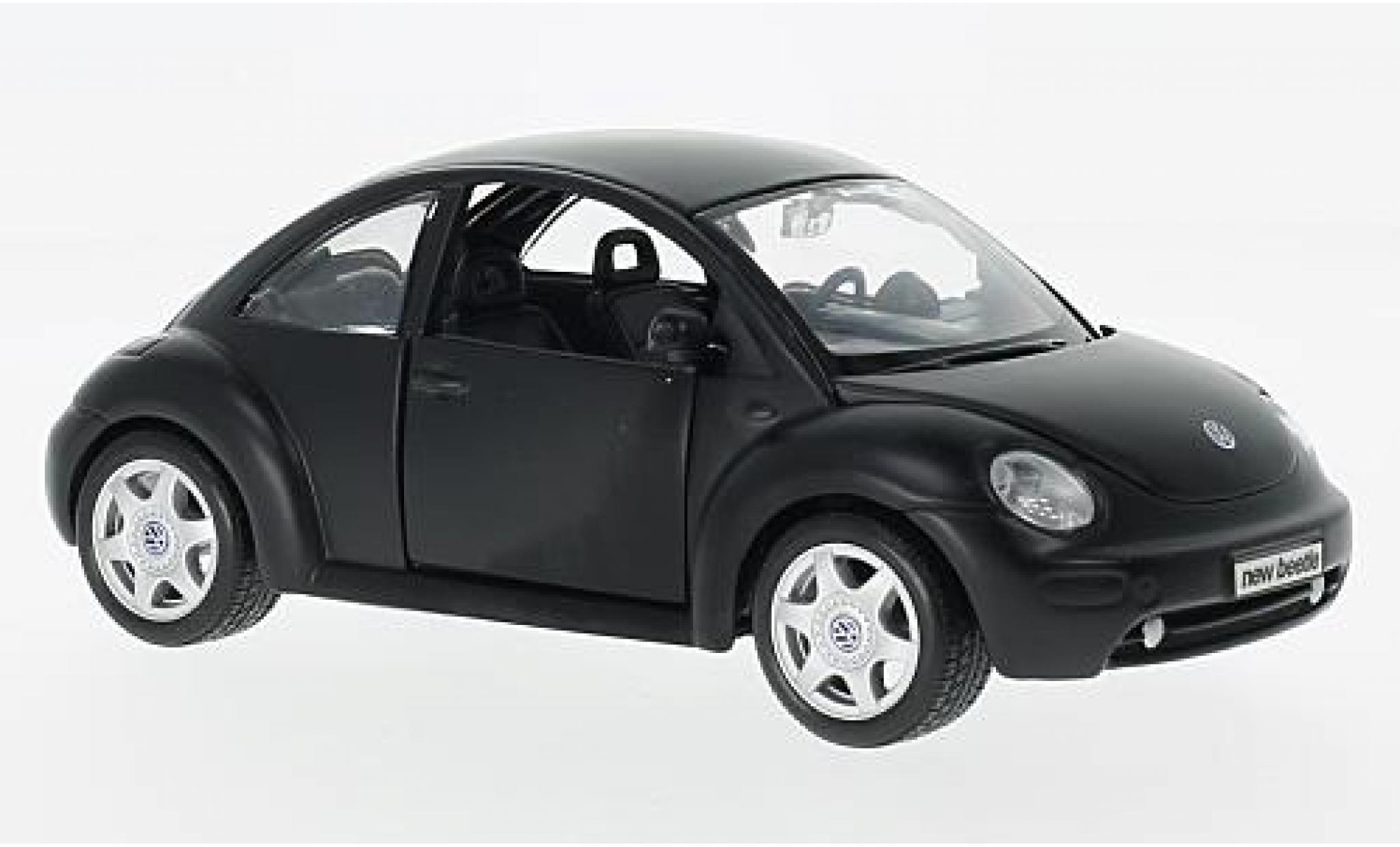 Volkswagen New Beetle 1/24 Maisto matt-black l'&eacute;ce 1:25 sans Vitrine diecast model cars