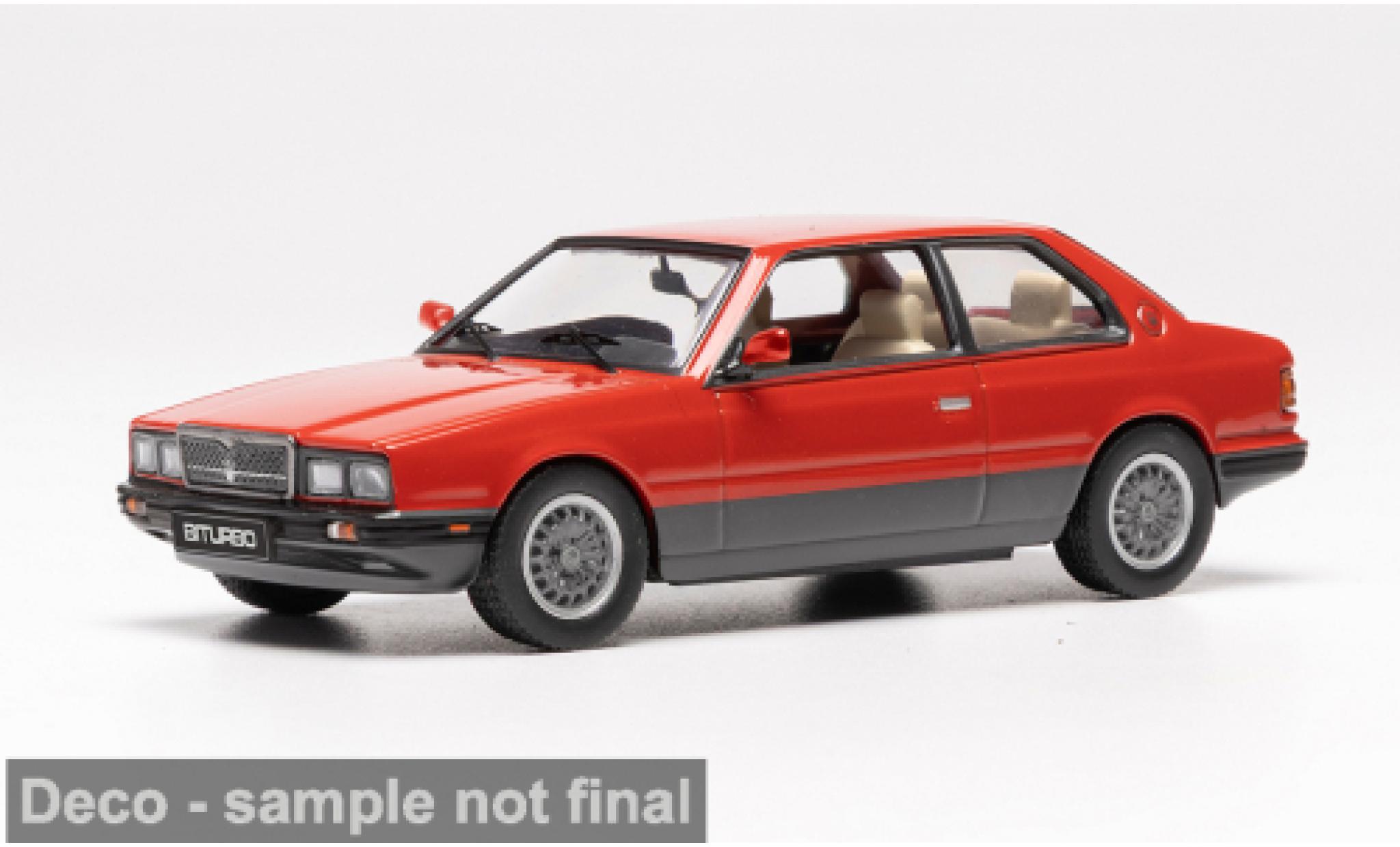 Maserati Biturbo 1/43 IXO red/black 1982 1:43 diecast model cars