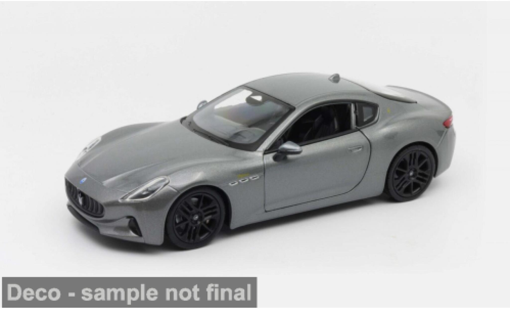 Maserati Gran Turismo 1/24 Welly Folgore grey 2023 1:24 diecast model cars