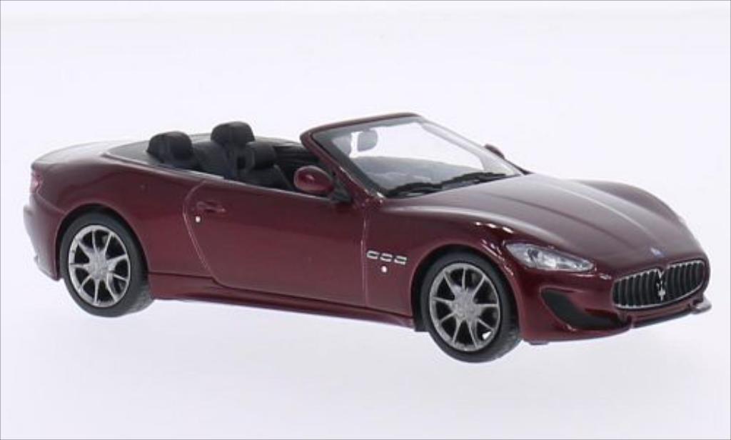 Maserati GranCabrio 1/43 WhiteBox Sport red 2013 diecast model cars