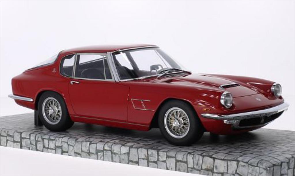 Maserati Mistral 1/18 Minichamps red 1963 diecast model cars