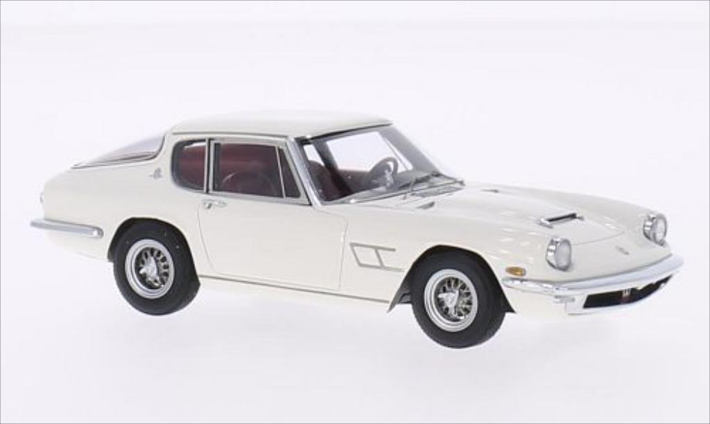 Maserati Mistral 1/43 Minichamps white 1963 diecast model cars