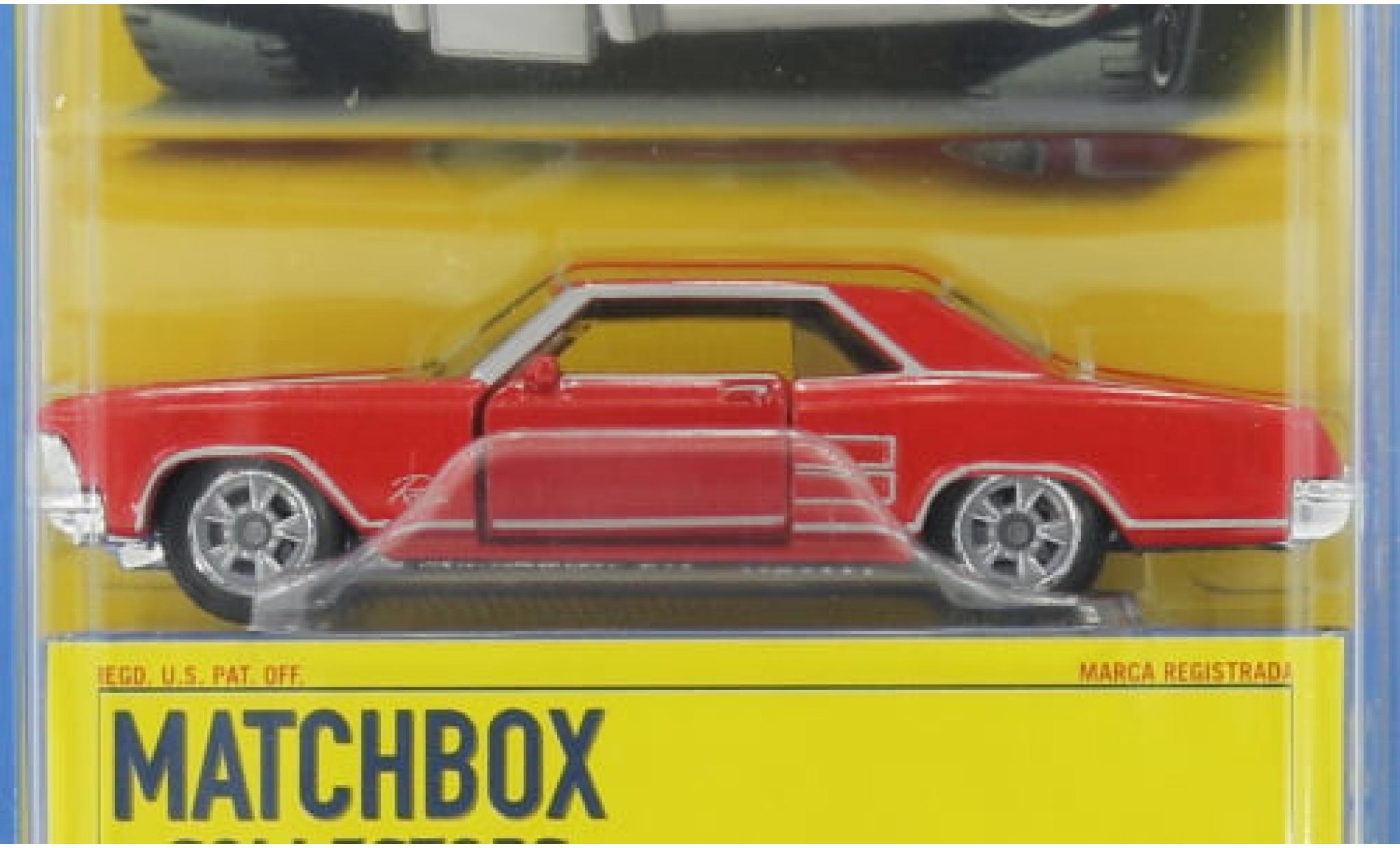Buick Riviera 1/64 Matchbox red 1964 1:64 diecast model cars