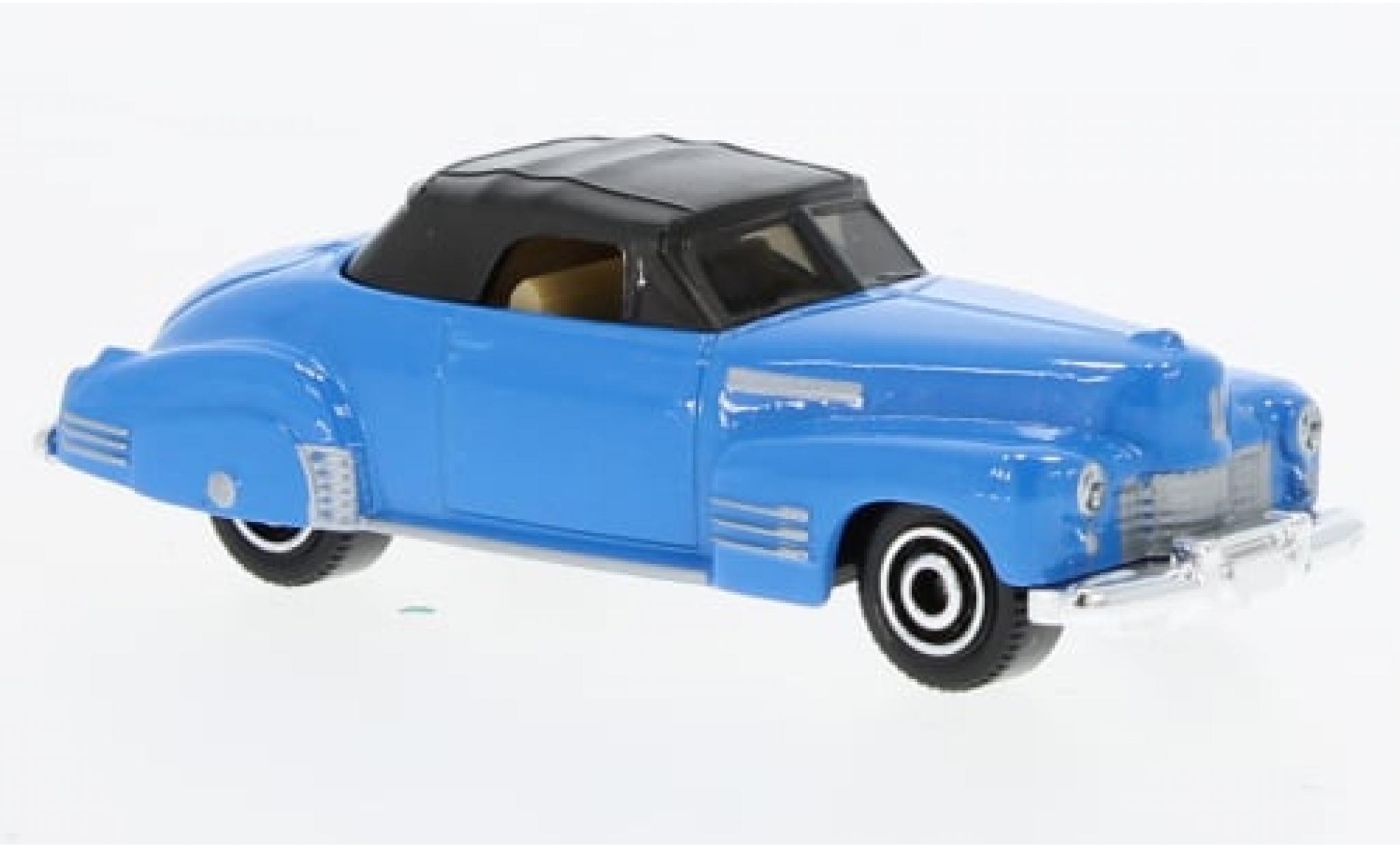 Cadillac Series 62 1/64 Matchbox Convertible Coupe blue 1941 1:64 diecast model cars