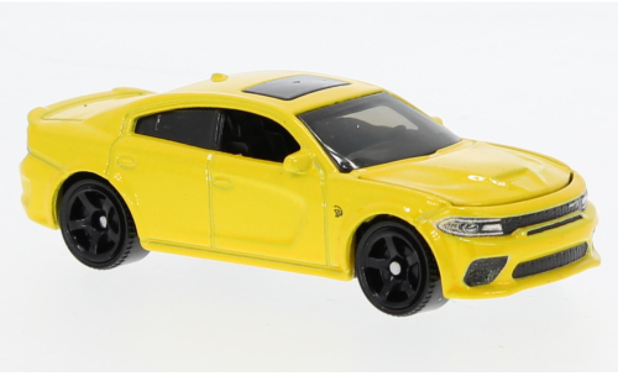 Dodge Charger 1/64 Matchbox SRT Hellcat metallise yellow 2020 1:64 diecast model cars