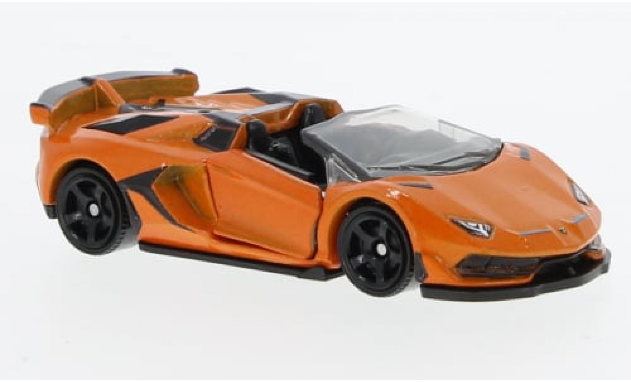 Lamborghini Aventador 1/64 Matchbox SVJ Roadster metallise orange 2019 1:64 diecast model cars