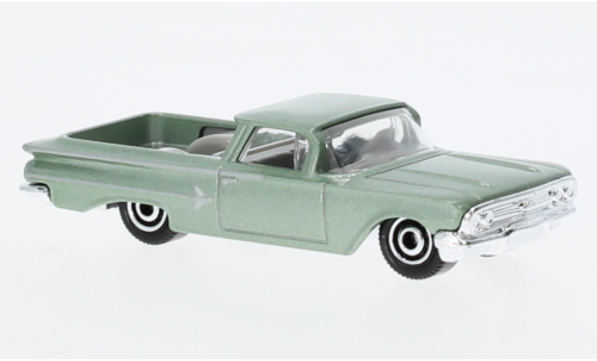 Chevrolet El Camino 1/64 Matchbox metallise la chaux 1960 diecast model cars
