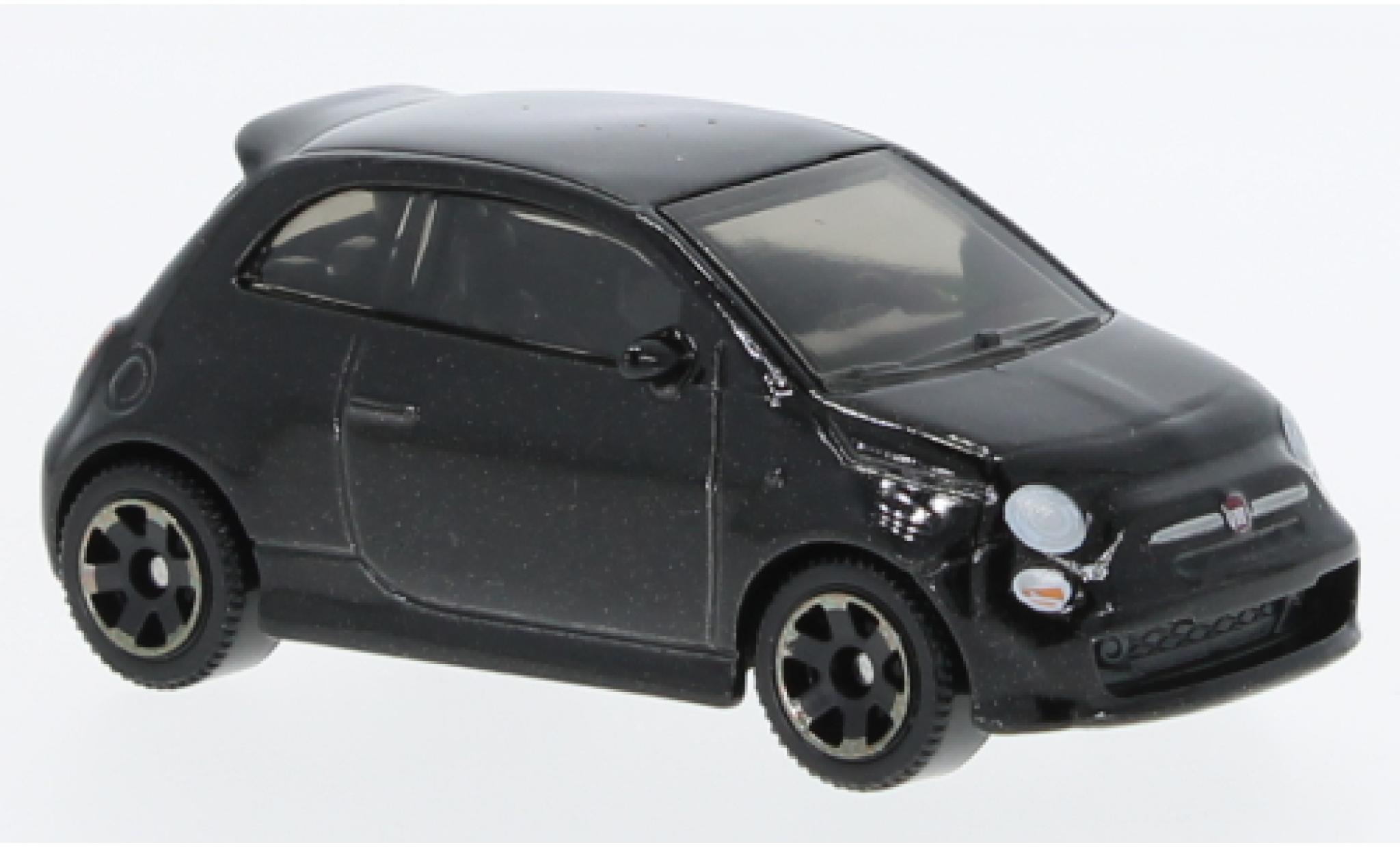 Fiat 500 1/64 Matchbox Turbo black 2019 diecast model cars