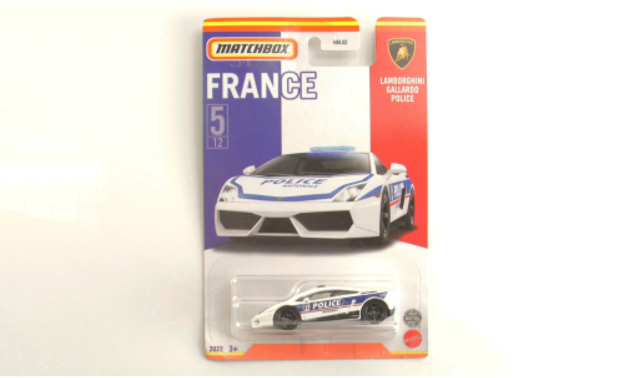 Lamborghini Gallardo 1/64 Matchbox Police Nationale (F) diecast model cars