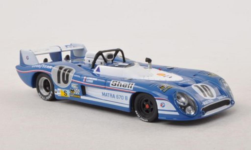 Matra MS670B 1/43 IXO No.10 24h Le Mans 1973 diecast model cars