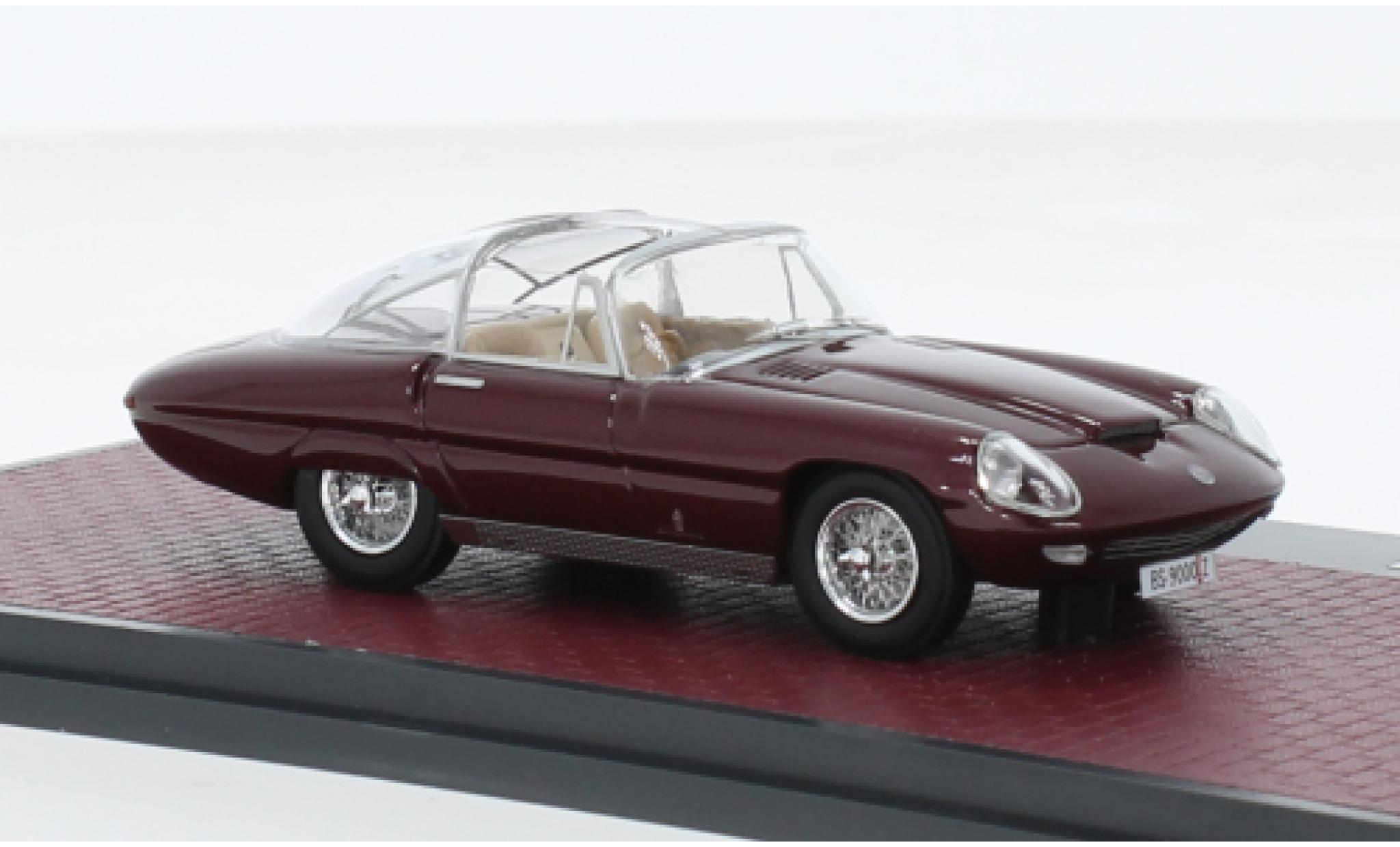 Alfa Romeo 6C 1/43 Matrix 3000 Superflow IV Pininfarina metallise red 1960 1:43 diecast model cars