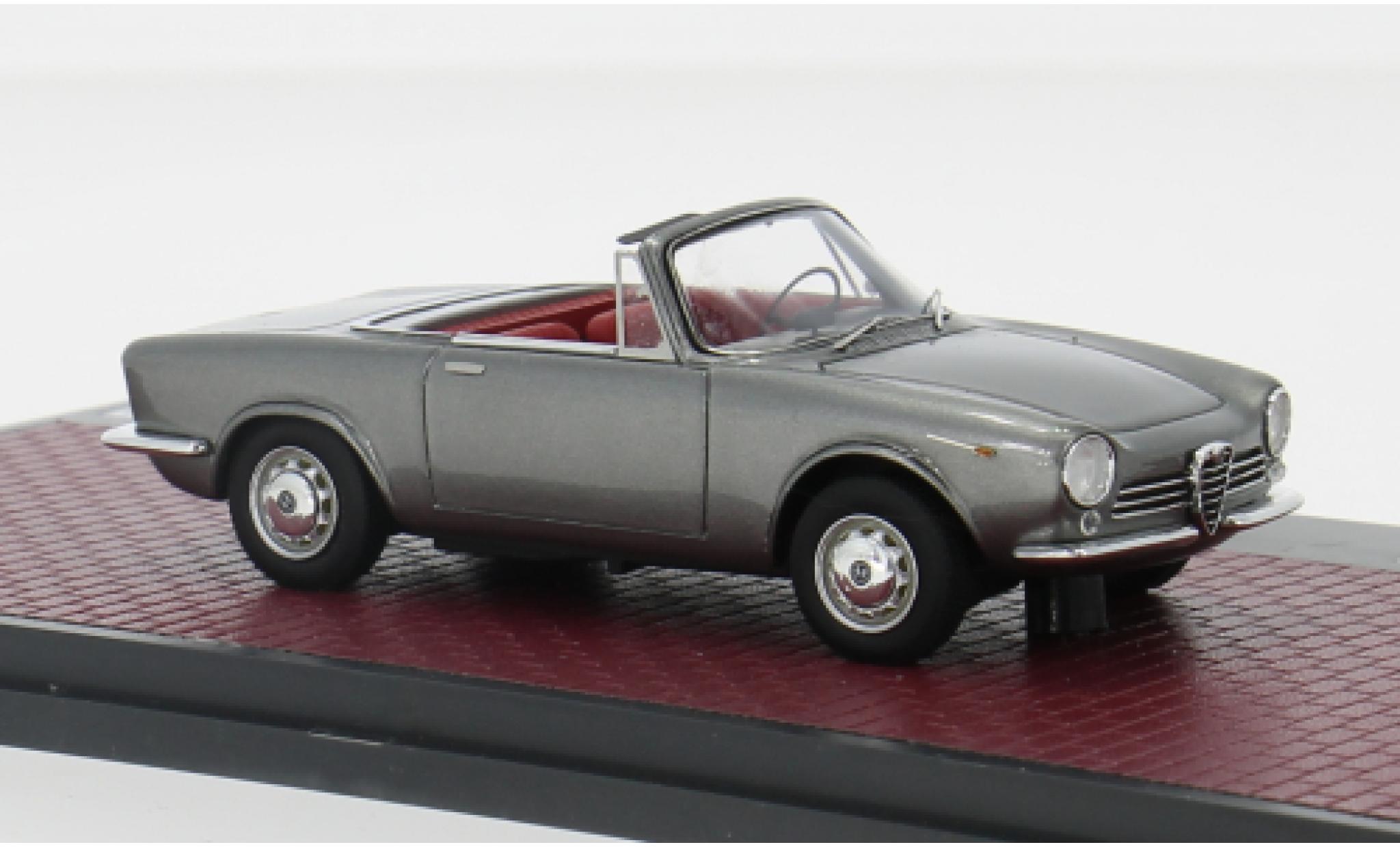 Alfa Romeo Giulia 1/43 Matrix GT Spider Predotipo grey 1963 1:43 diecast model cars