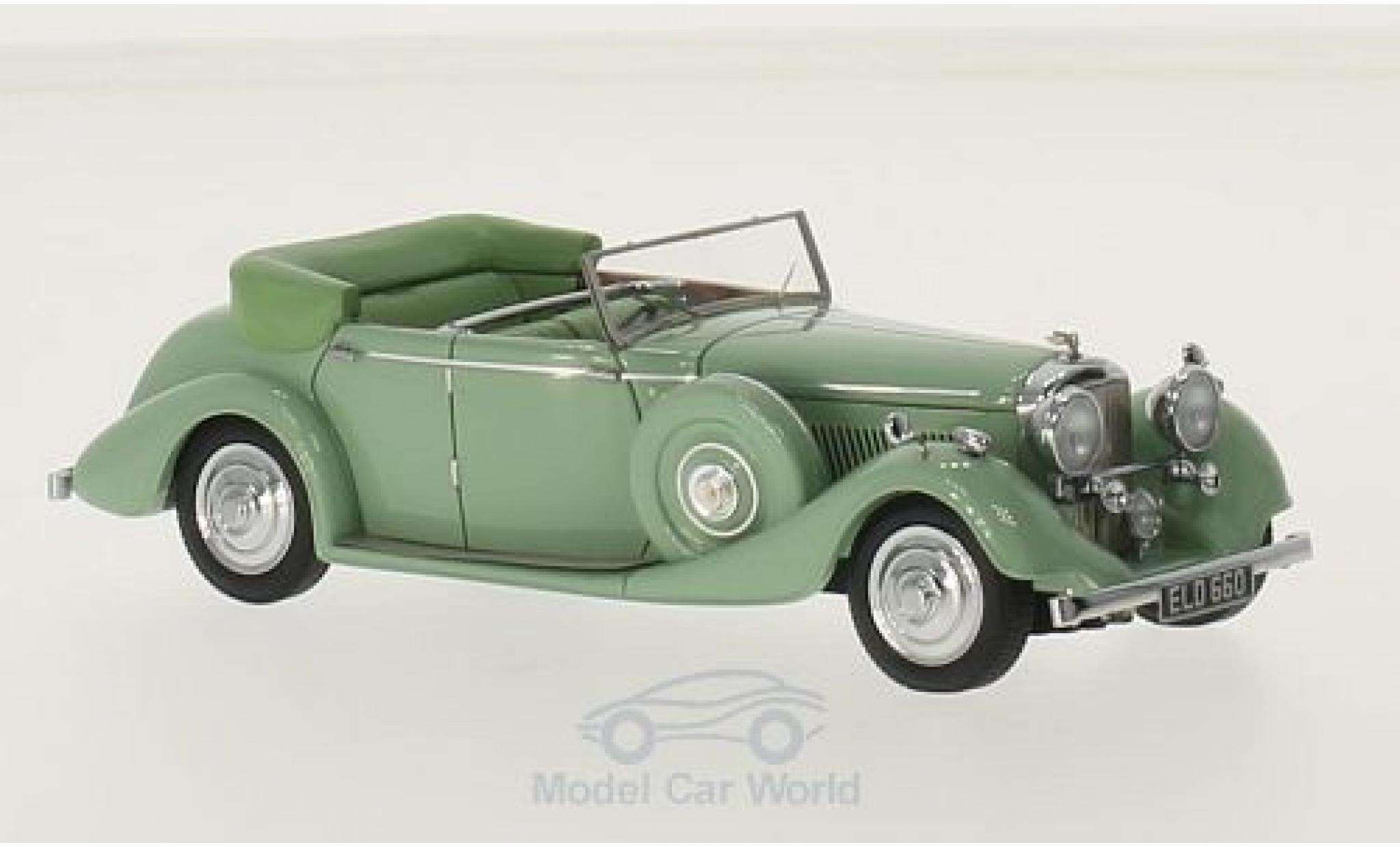 Bentley 4.5 1/43 Matrix 425 litre All Weather Tourer green RHD Thrupp & Maberly 1937 diecast model cars