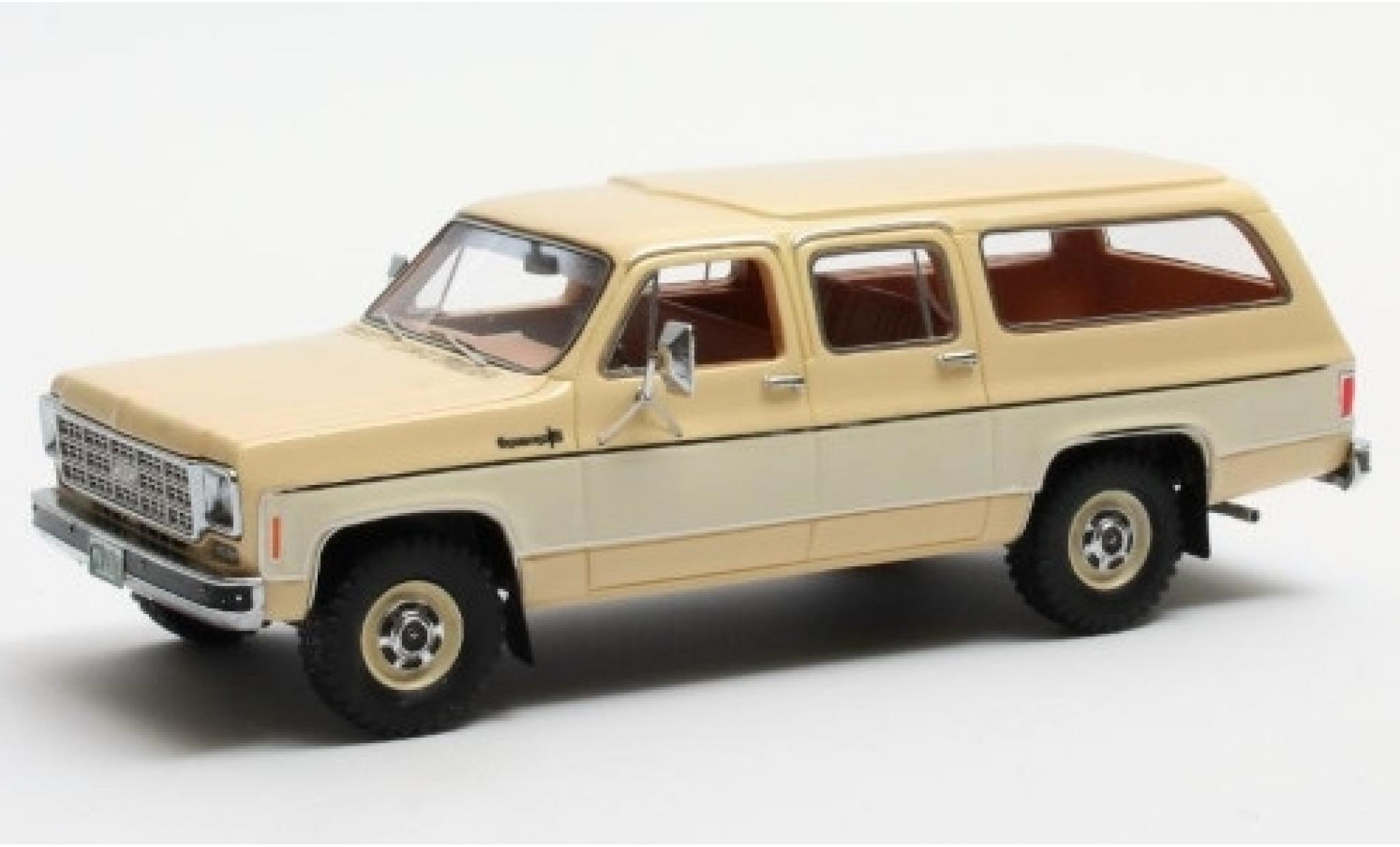Chevrolet Suburban 1/43 Matrix K10 beige/beige 1978 diecast model cars