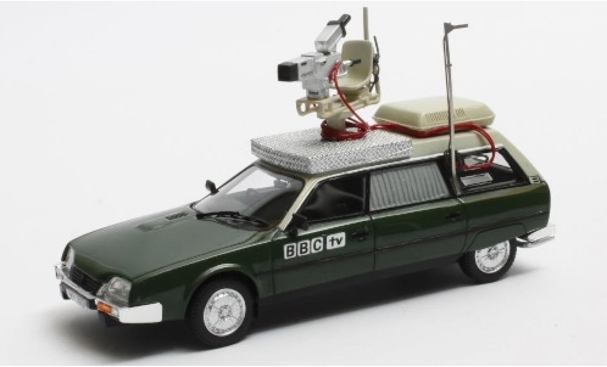 Citroen CX 1/43 Matrix Safari metallic green/beige RHD BBC 1982 Kamerawagen diecast model cars