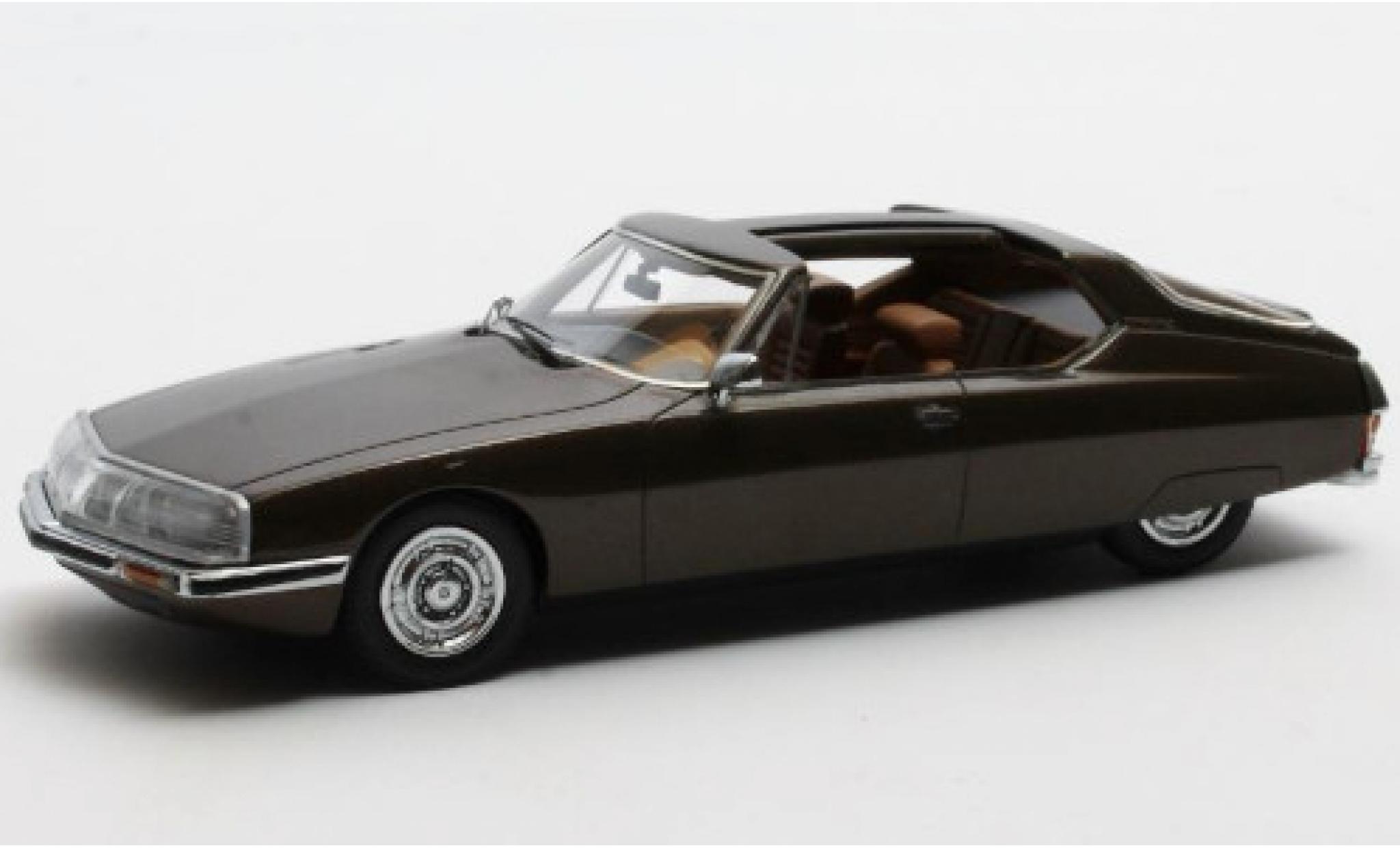 Citroen SM 1/43 Matrix Heuliez Espace metallic brown 1970 diecast model cars